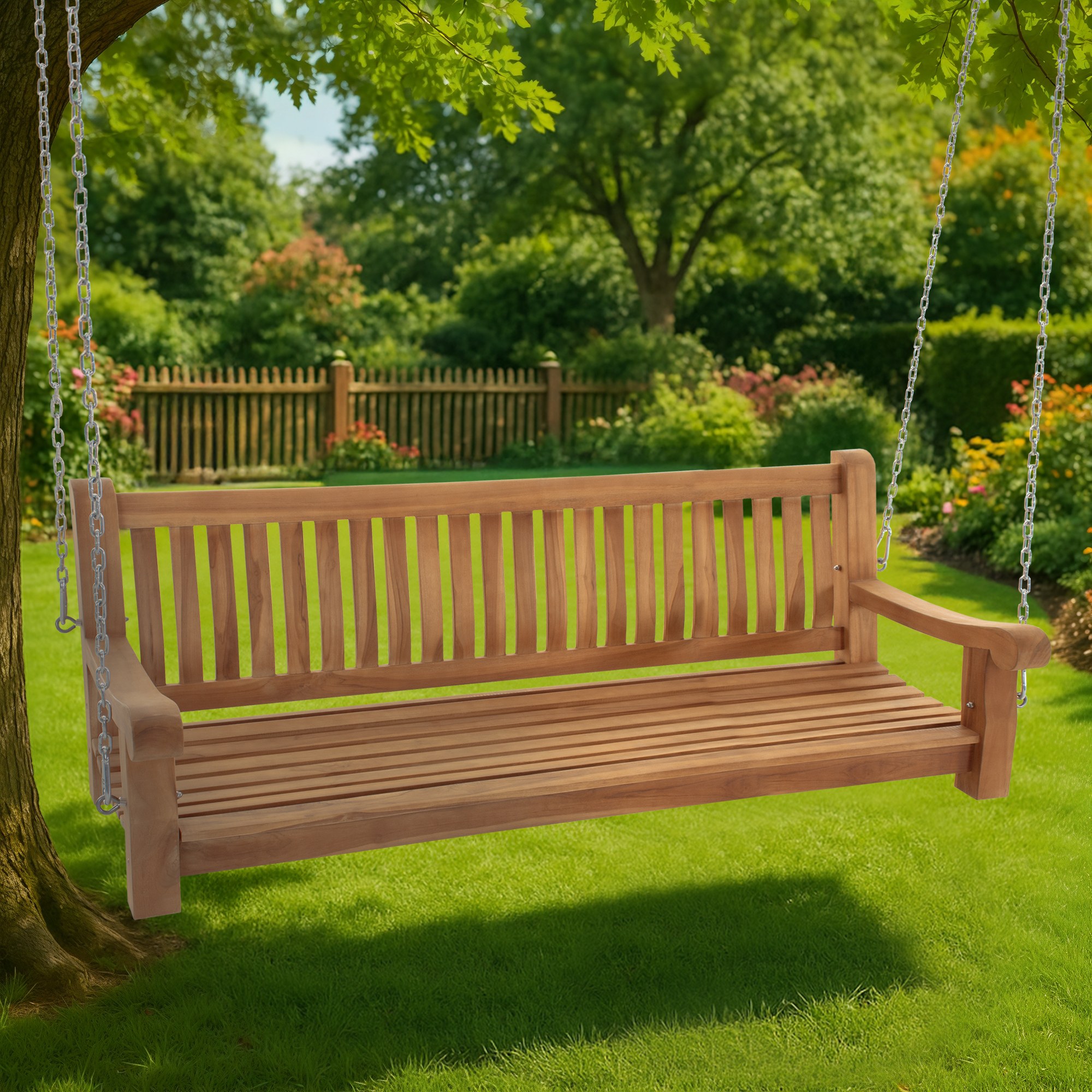 Schaukelbank Joyce teak 180 cm