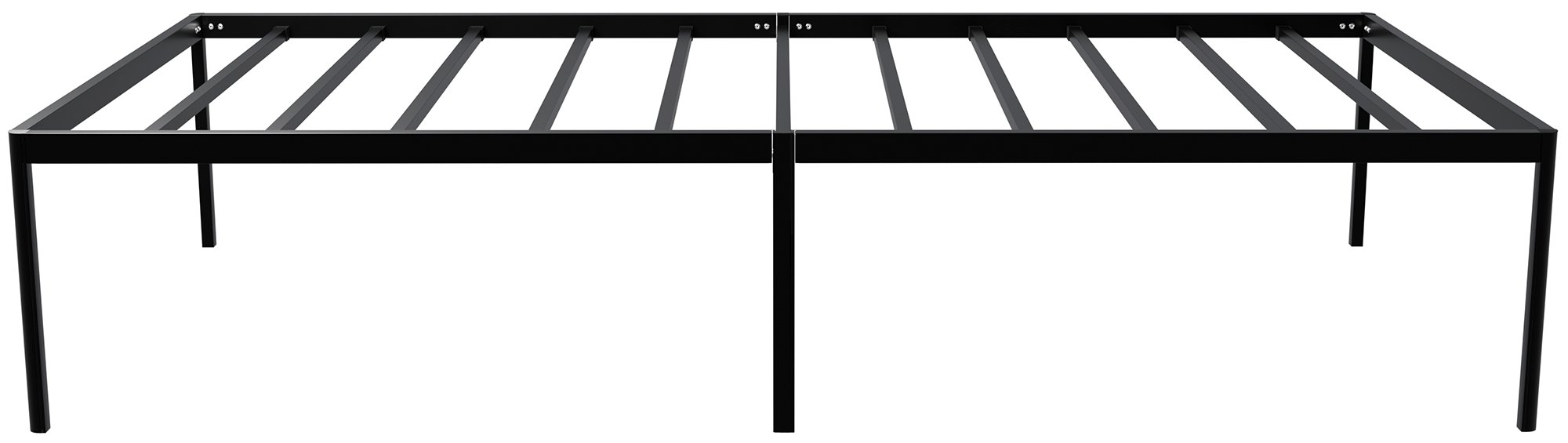 Metallbett Hamlin schwarz 200x90x41 cm
