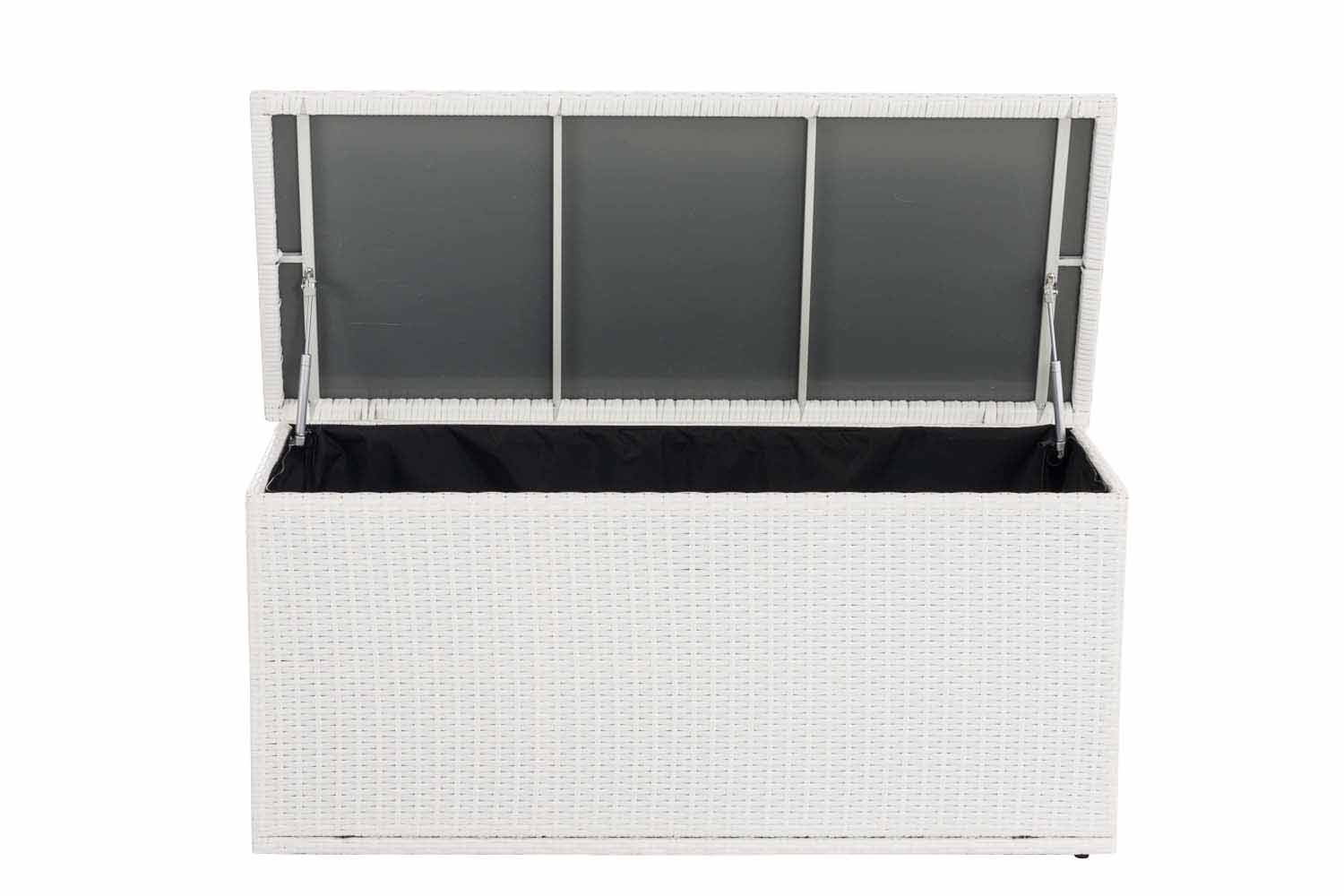 Polyrattan Auflagenbox Comfy weiß 150 cm