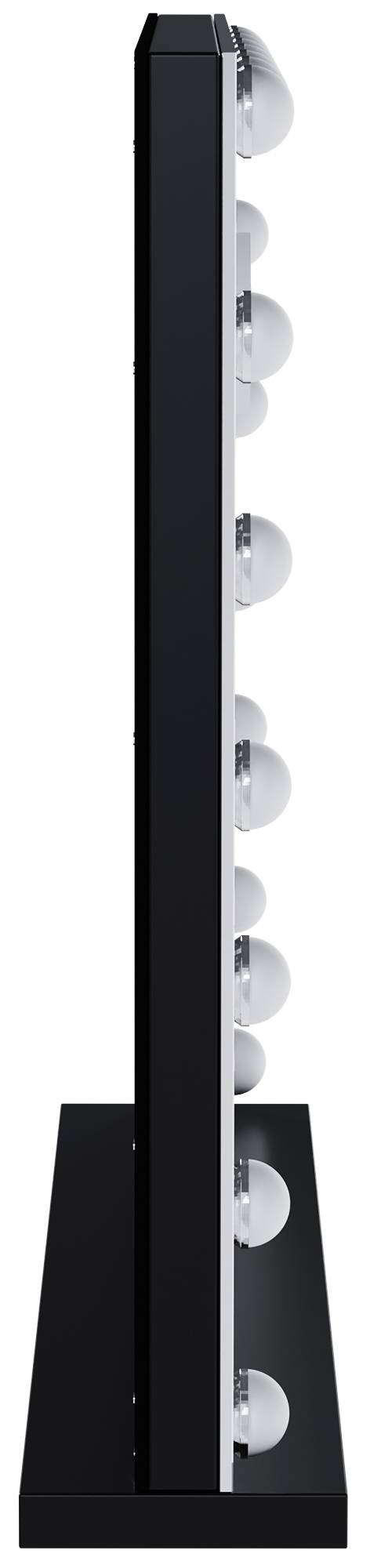 Schminkspiegel Norlina mit Bluetooth schwarz mit Bluetooth