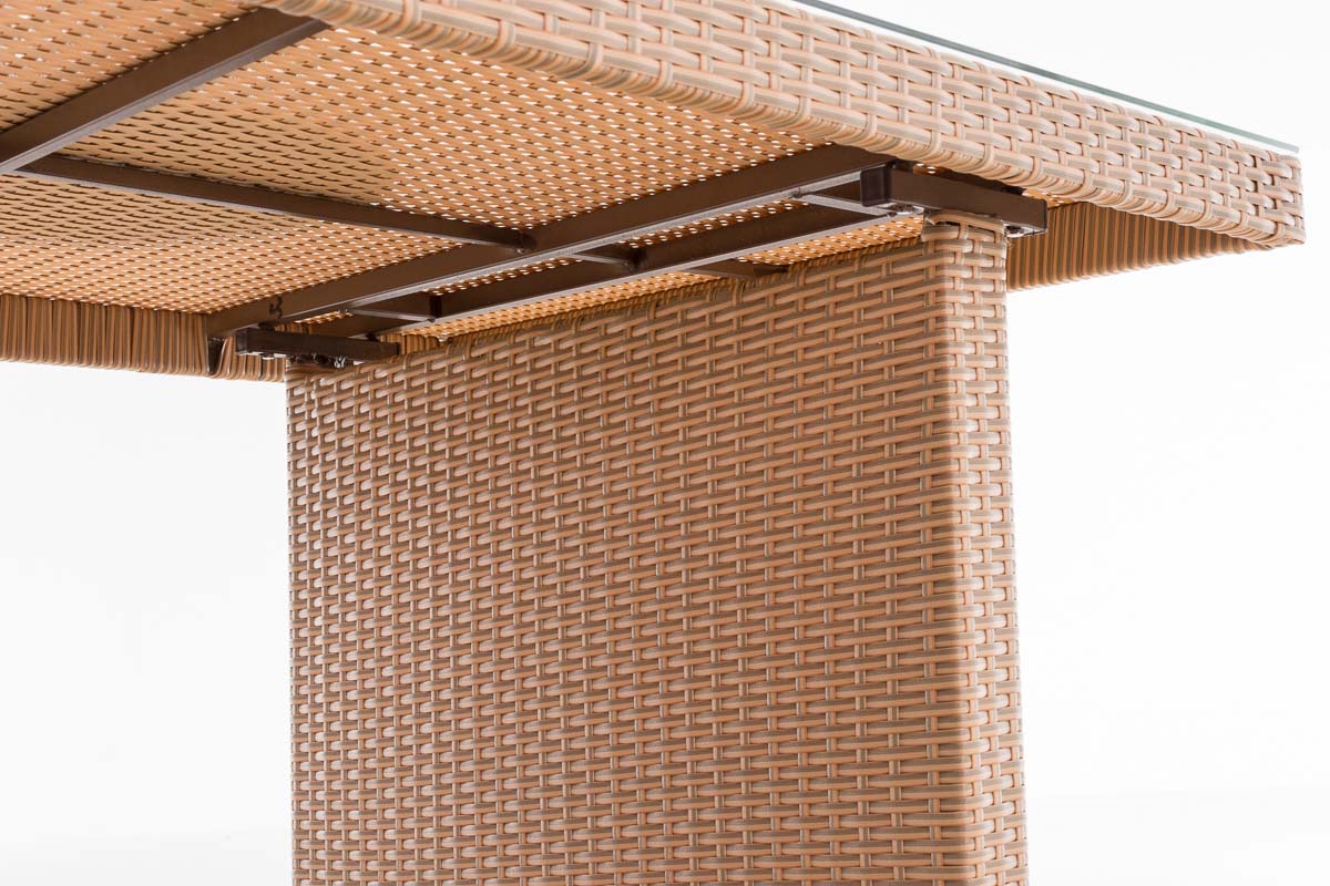 Polyrattan Tisch Avignon sand 180 cm