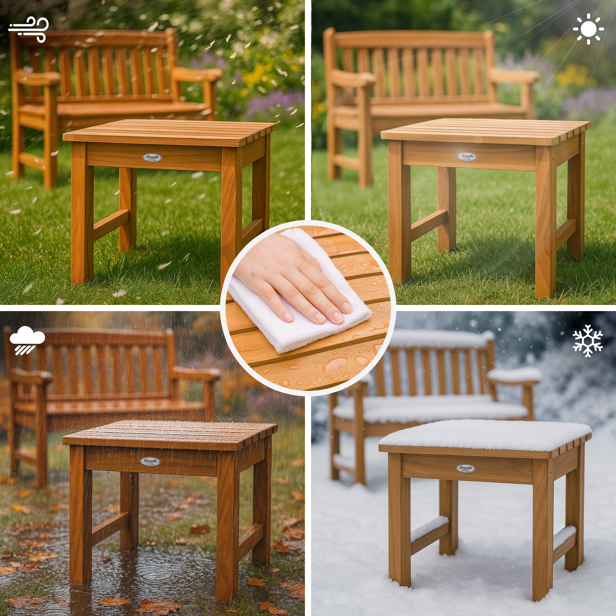 Beistelltisch Frankton teak