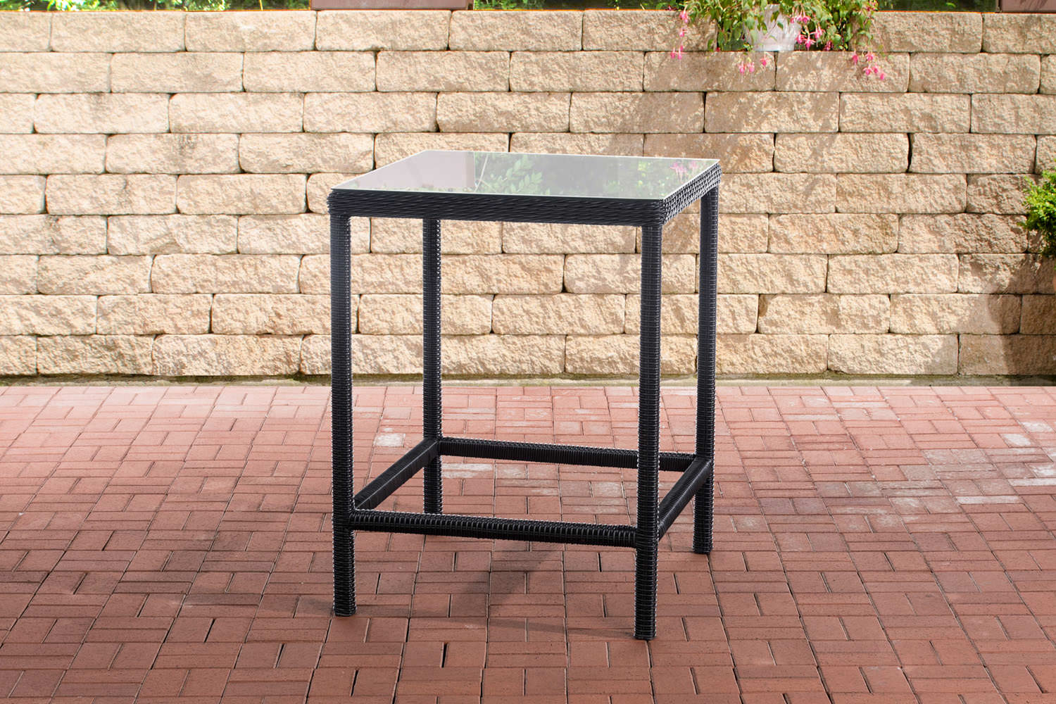 Polyrattan Tisch Alia 5mm schwarz