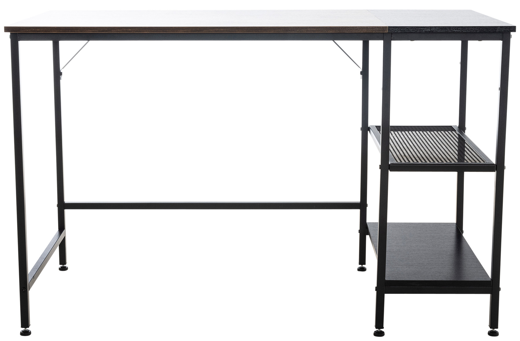 Schreibtisch Oviedo schwarz/braun