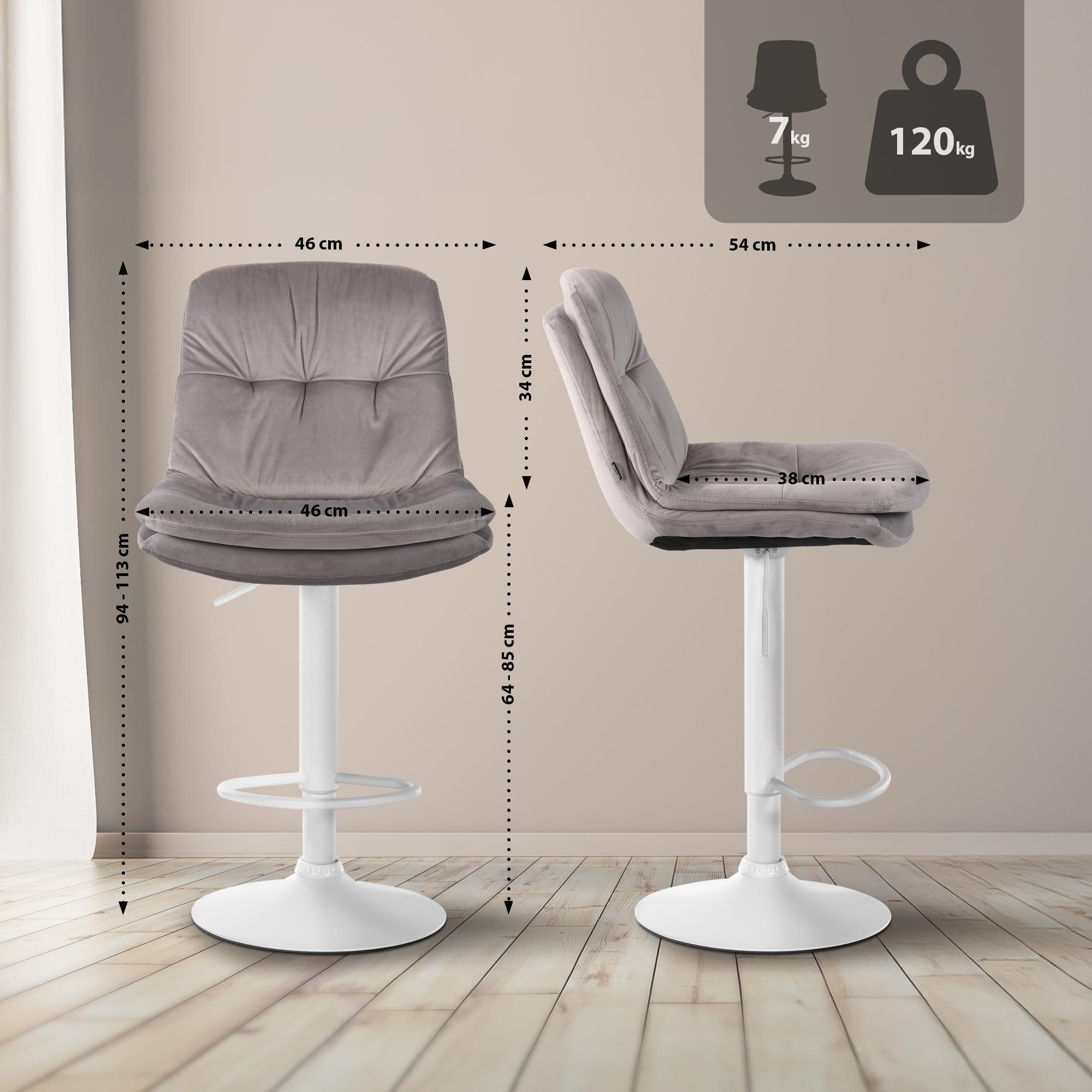 Barhocker Laurel Samt