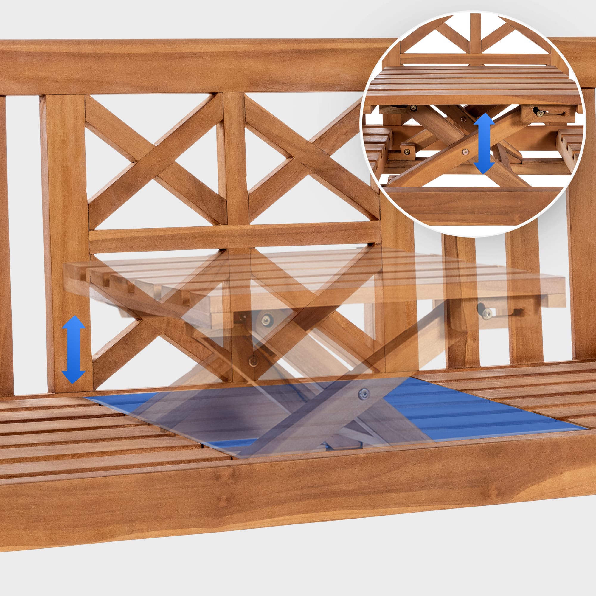 Teakbank Luka teak 150 cm