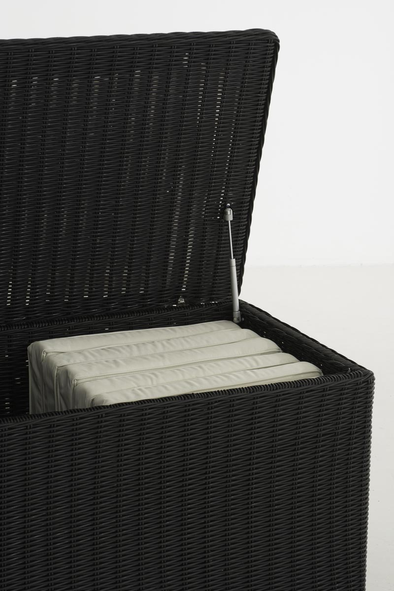 Polyrattan Luxus Auflagenbox 5mm schwarz L
