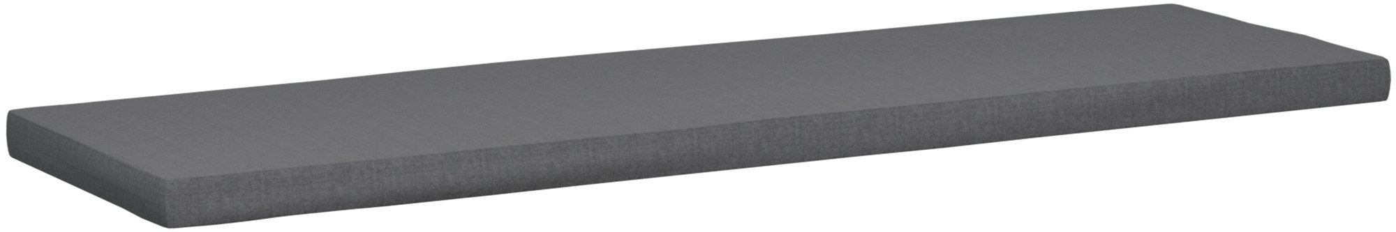 Sitzkissen dunkelgrau 166x48x8 cm