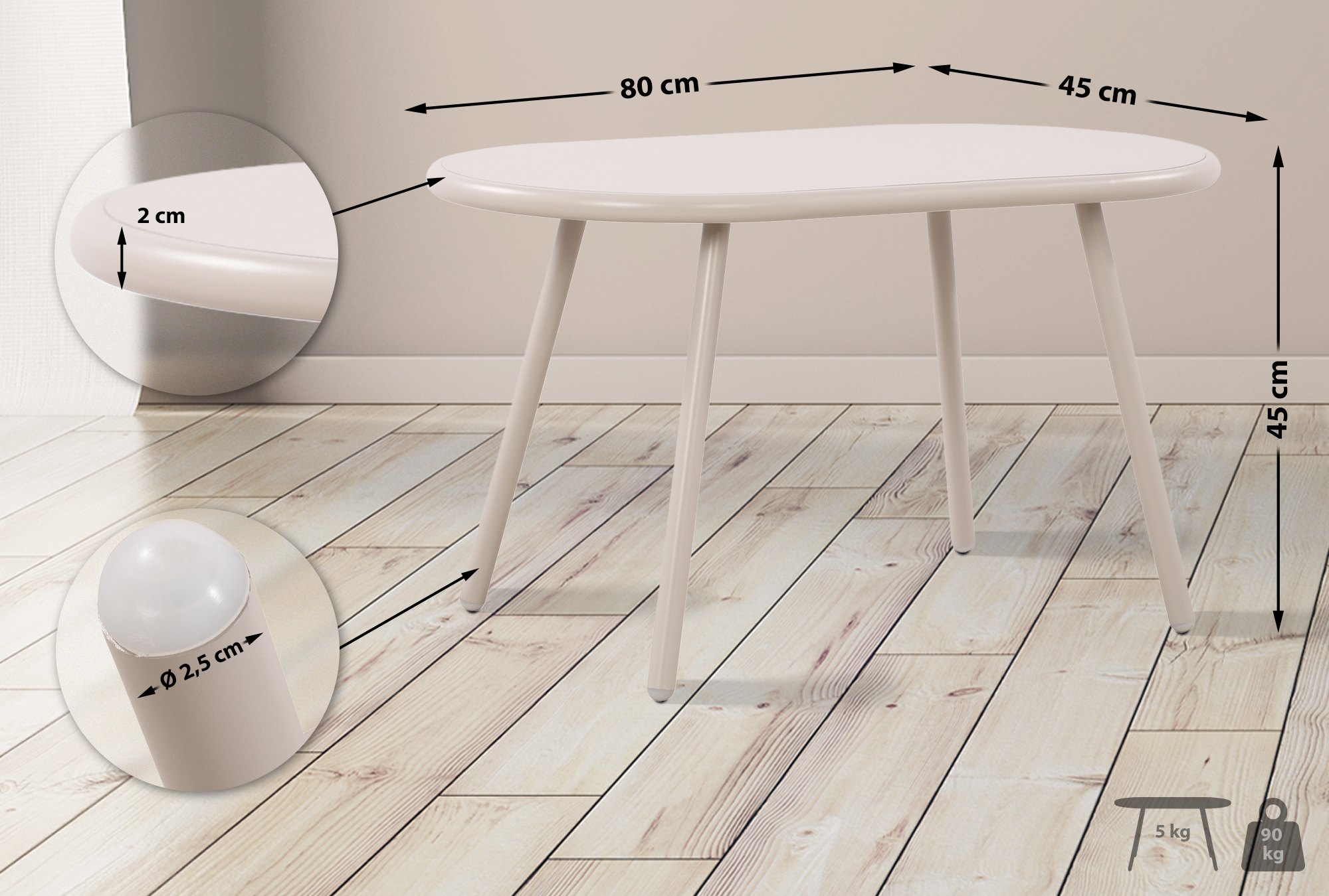 Outdoor Couchtisch Velva