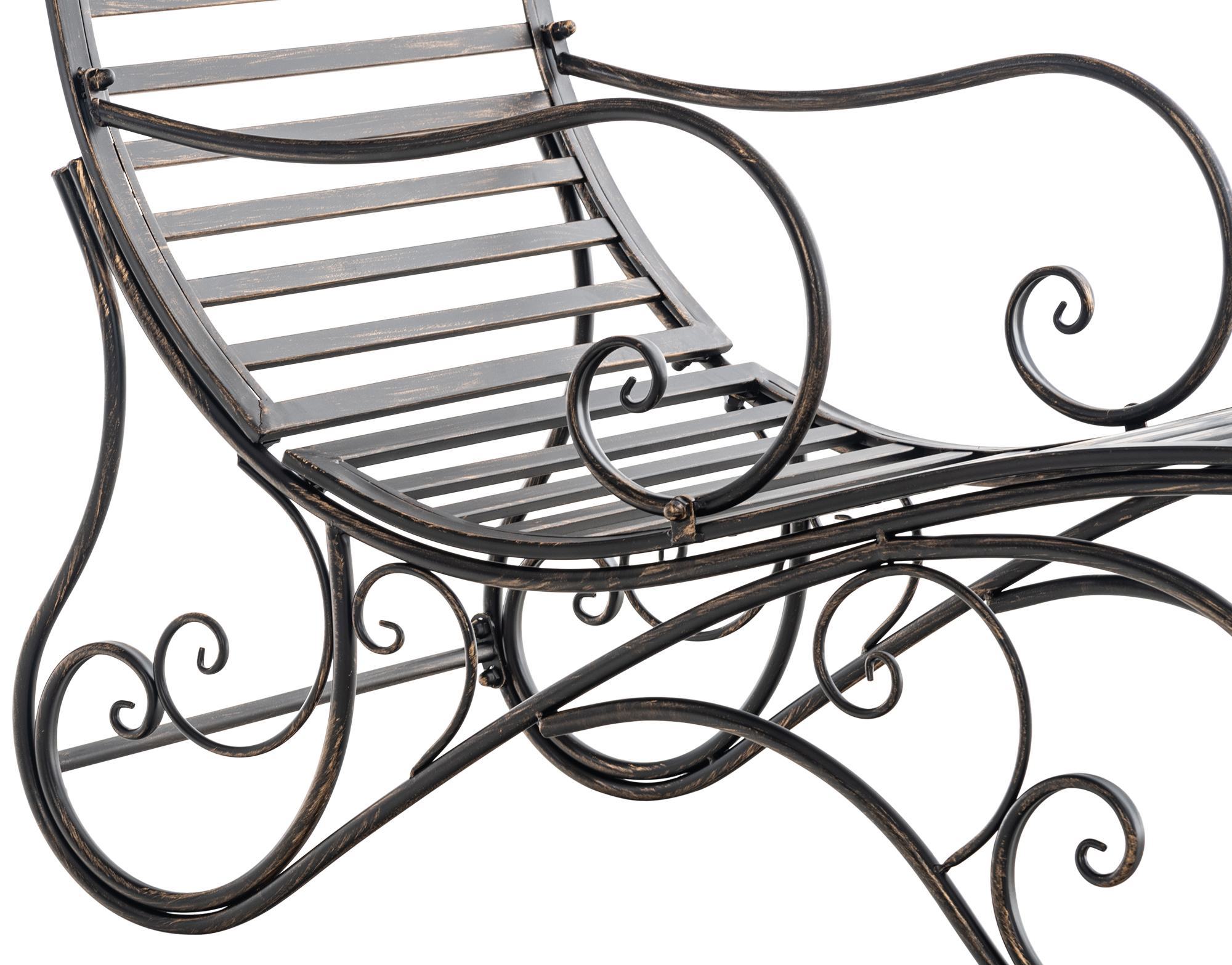 Gartenliege Amiens bronze