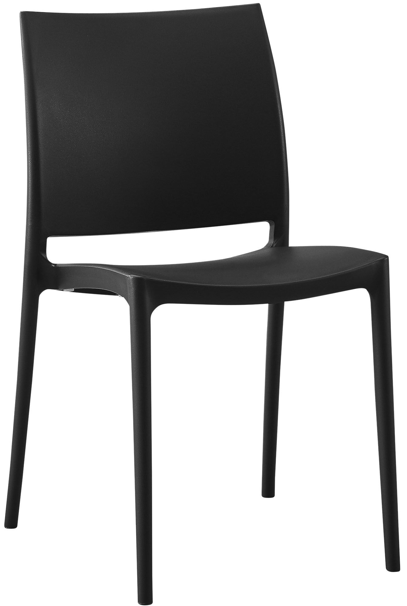 Gartenmöbel-Set Amino mit 4 Stühlen schwarz