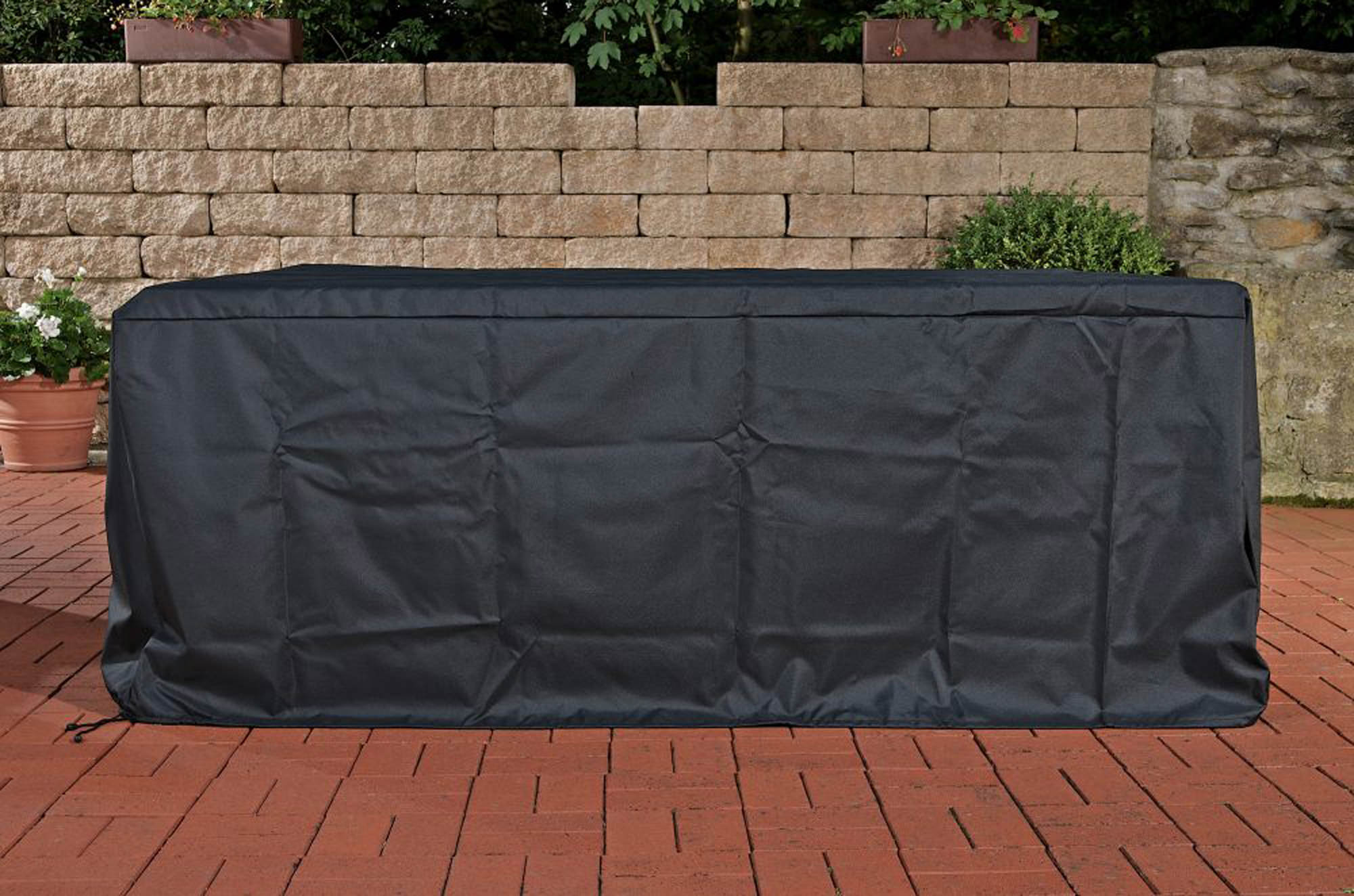 Abdeckhaube 275x240x68 cm Provence Madeira schwarz
