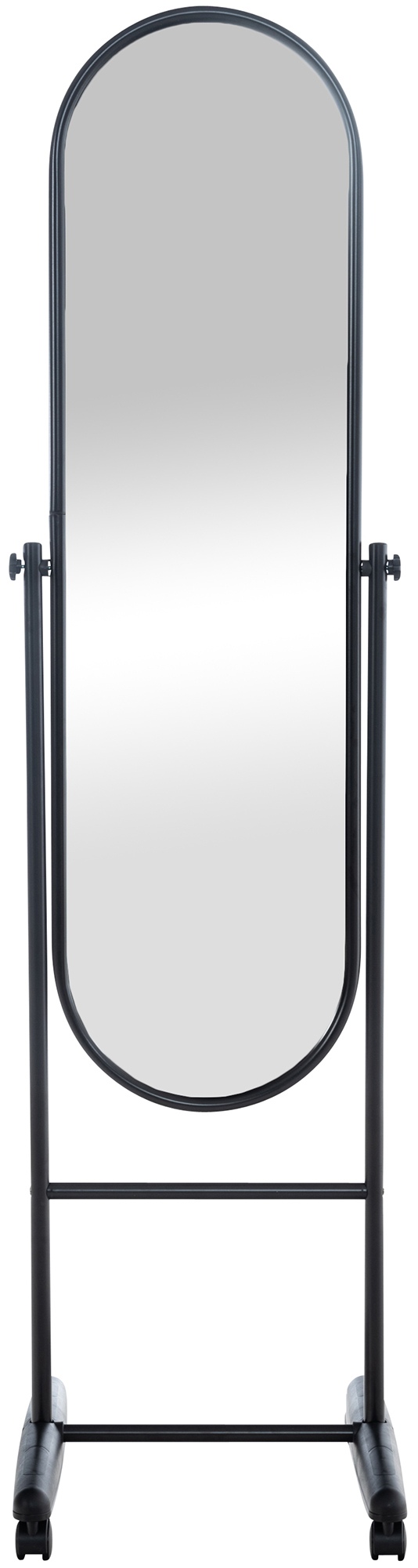 Standspiegel Nane Oval schwarz
