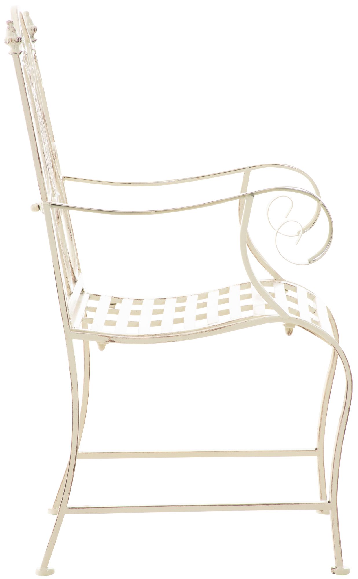 2er Set Gartenstühle Punjab antik-creme