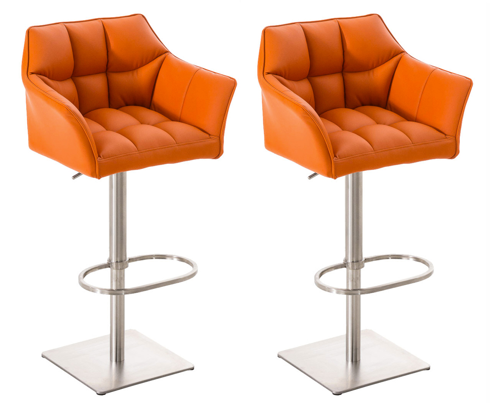 2er Set Barhocker Damaso Kunstleder