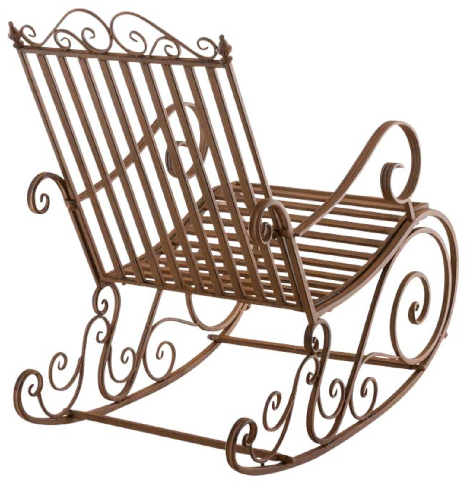 2er Set Schaukelstühle Smilla braun