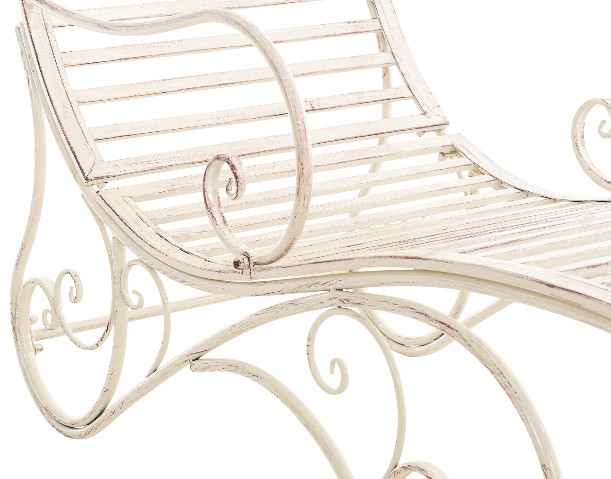 Gartenliege Amiens antik-creme