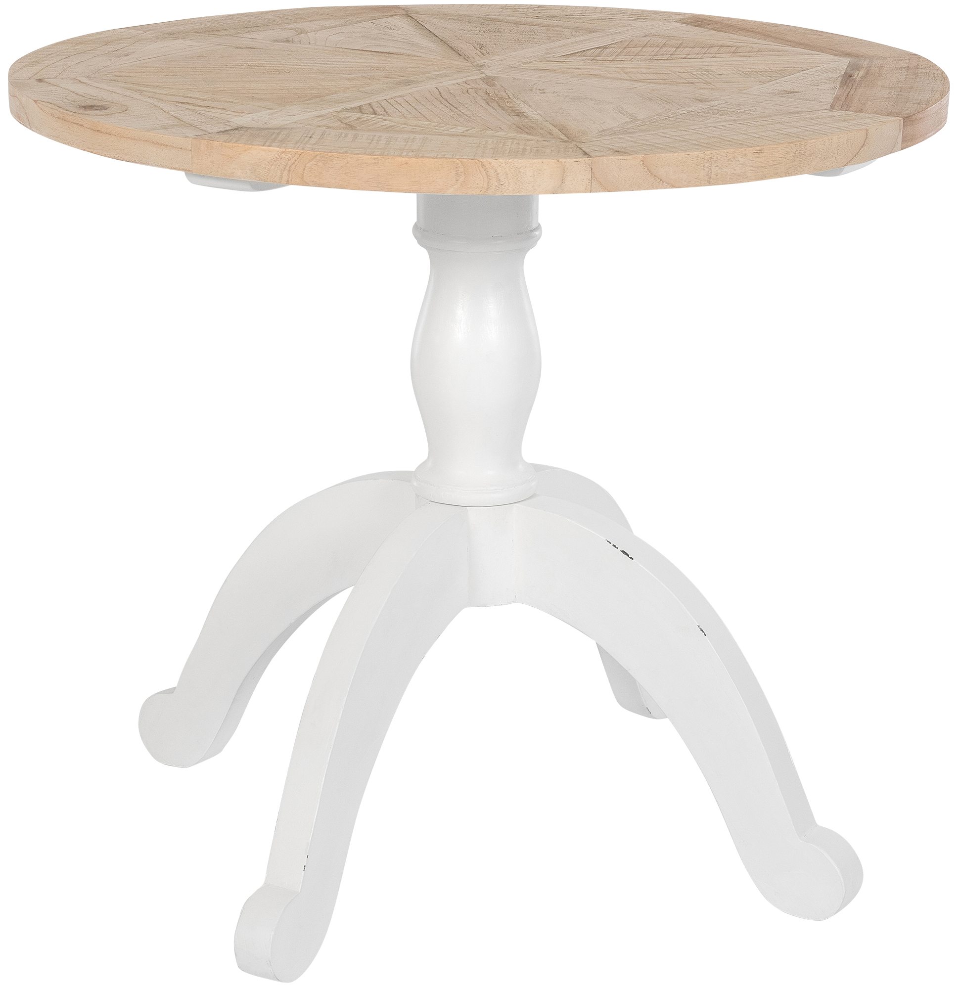 Esstisch Roswell 90 cm natura/weiß