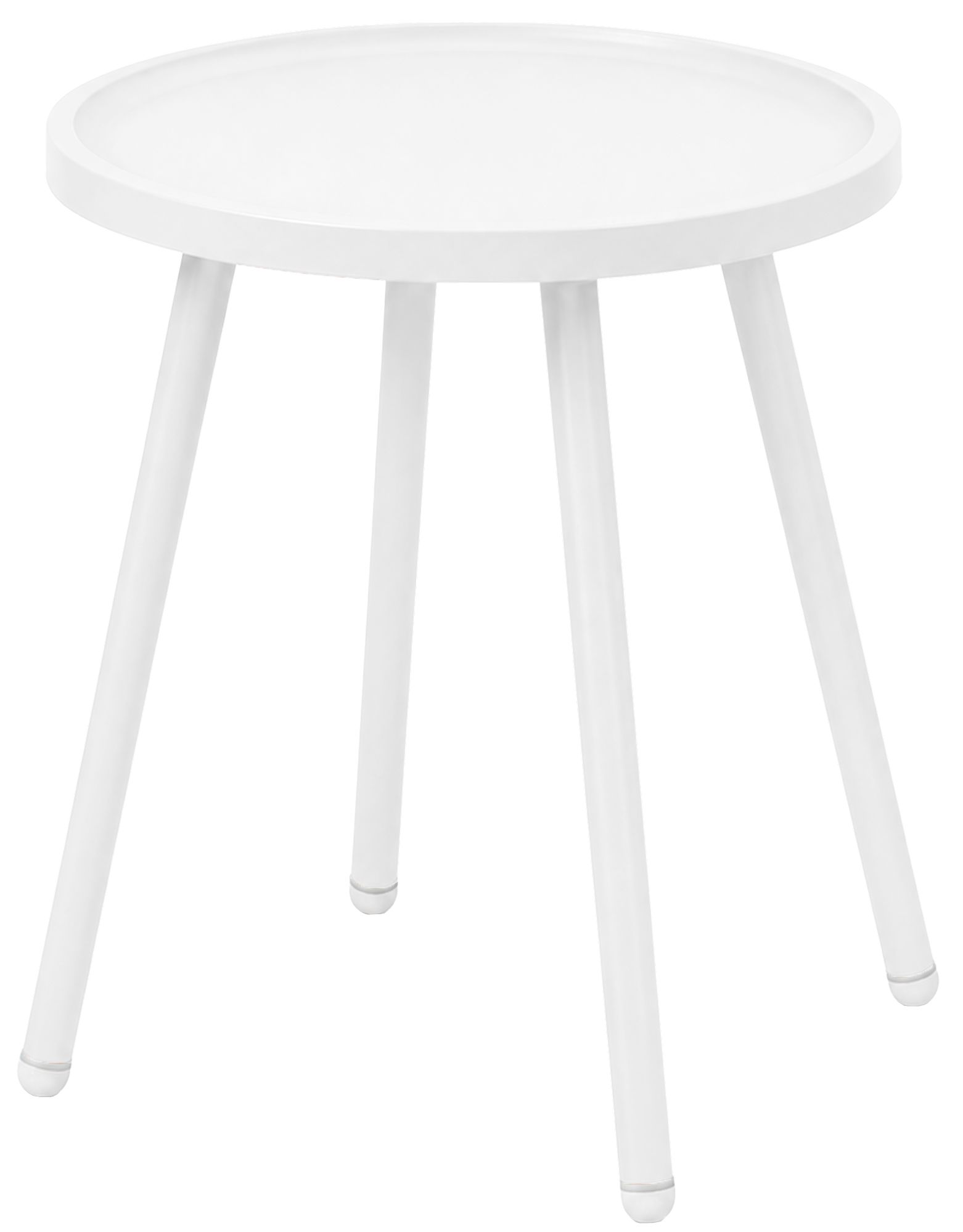 Beistelltisch Busan Ø 40 cm weiß