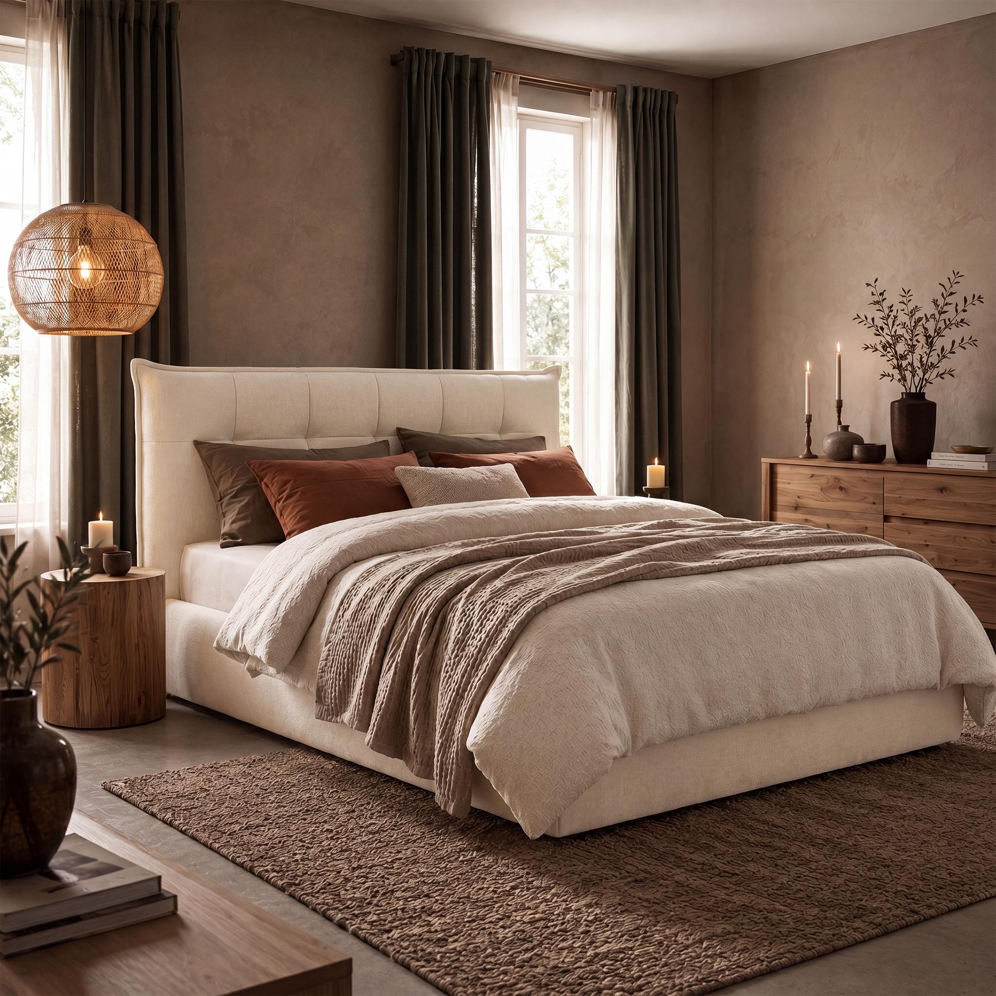 Bett Mirka 160 x 200 cm creme