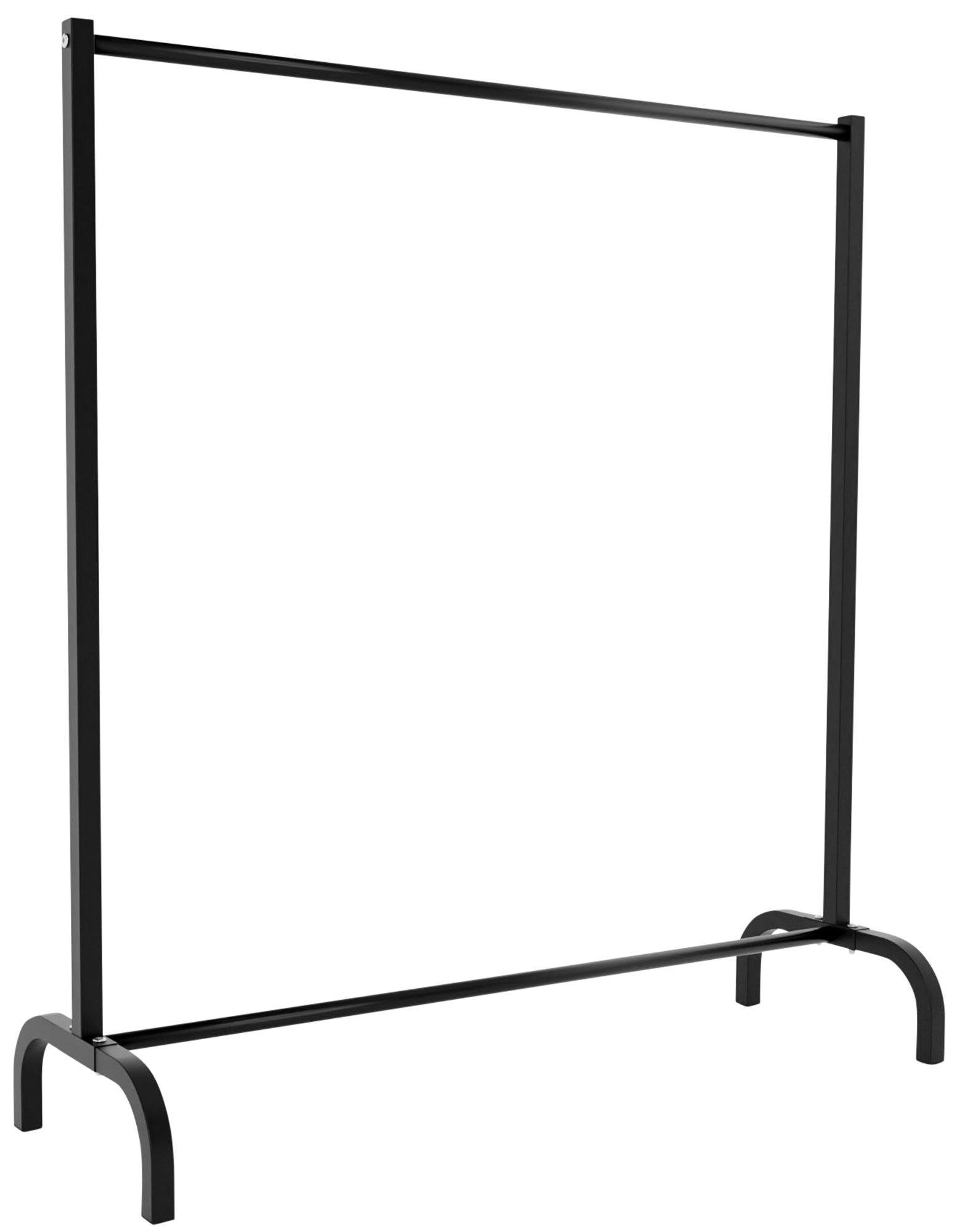 Kleiderständer Lara schwarz 120x38x120 cm