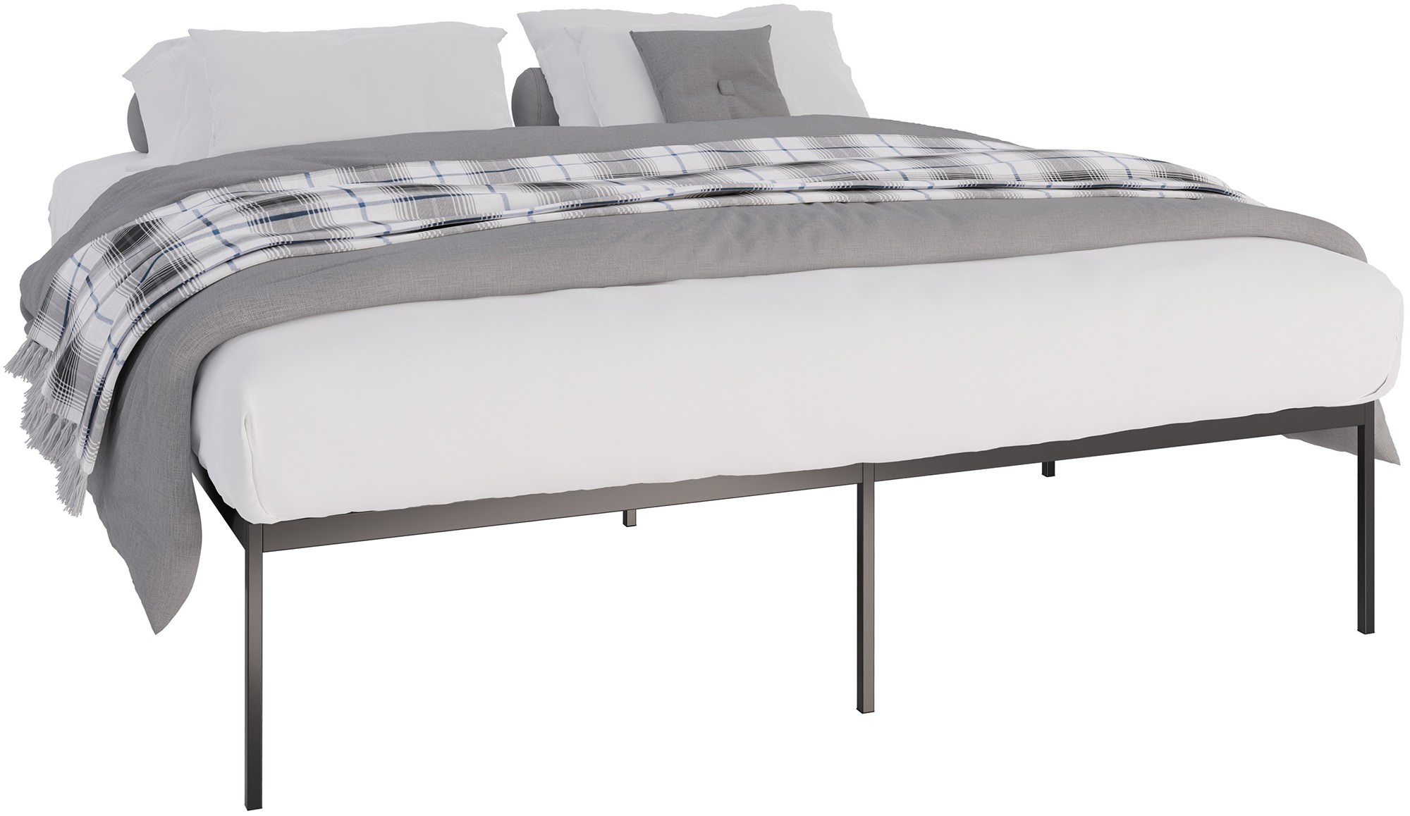 Metallbett Fargo schwarz 200x180x42 cm