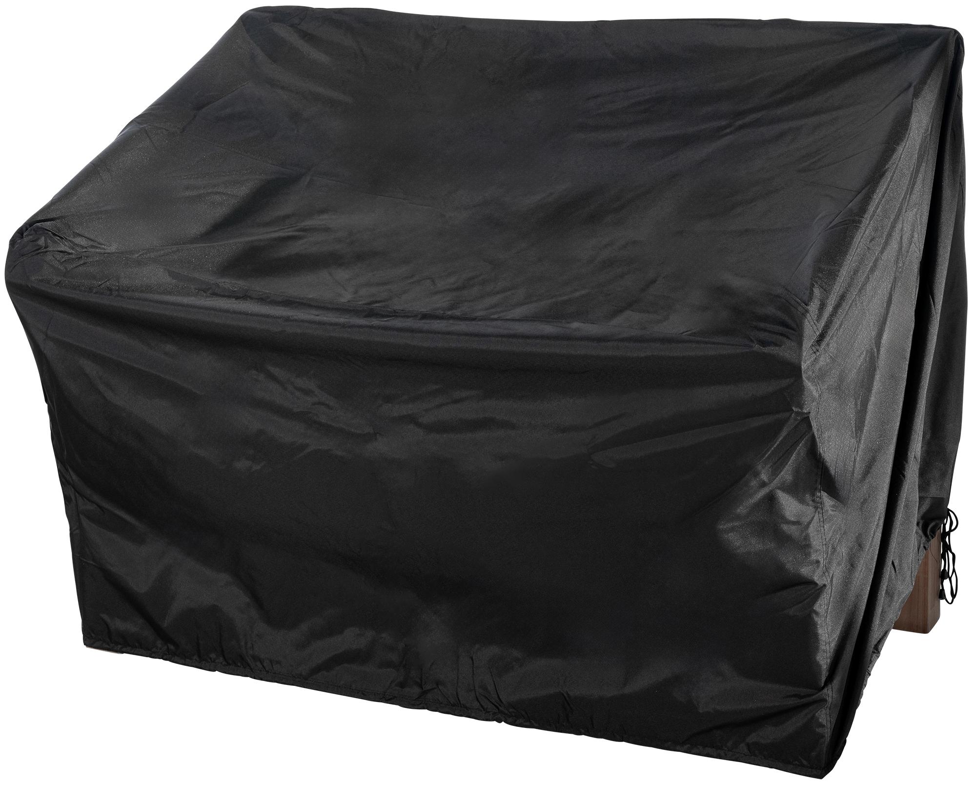 Abdeckhaube für Gartenbank 120cm schwarz
