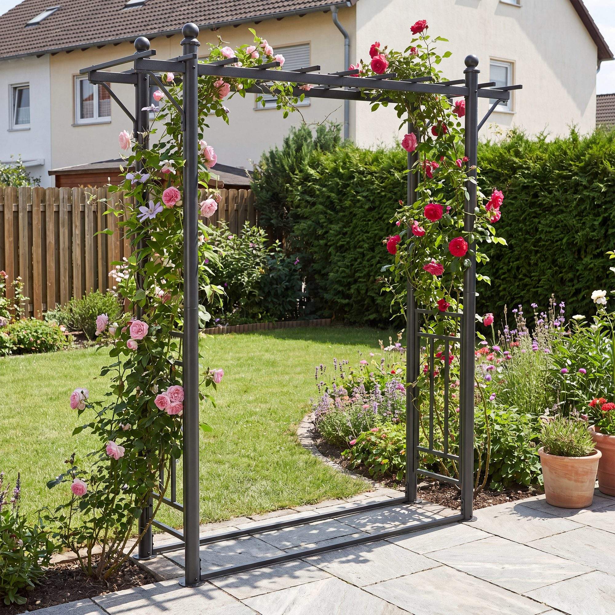 Rosenbogen Veranda anthrazit
