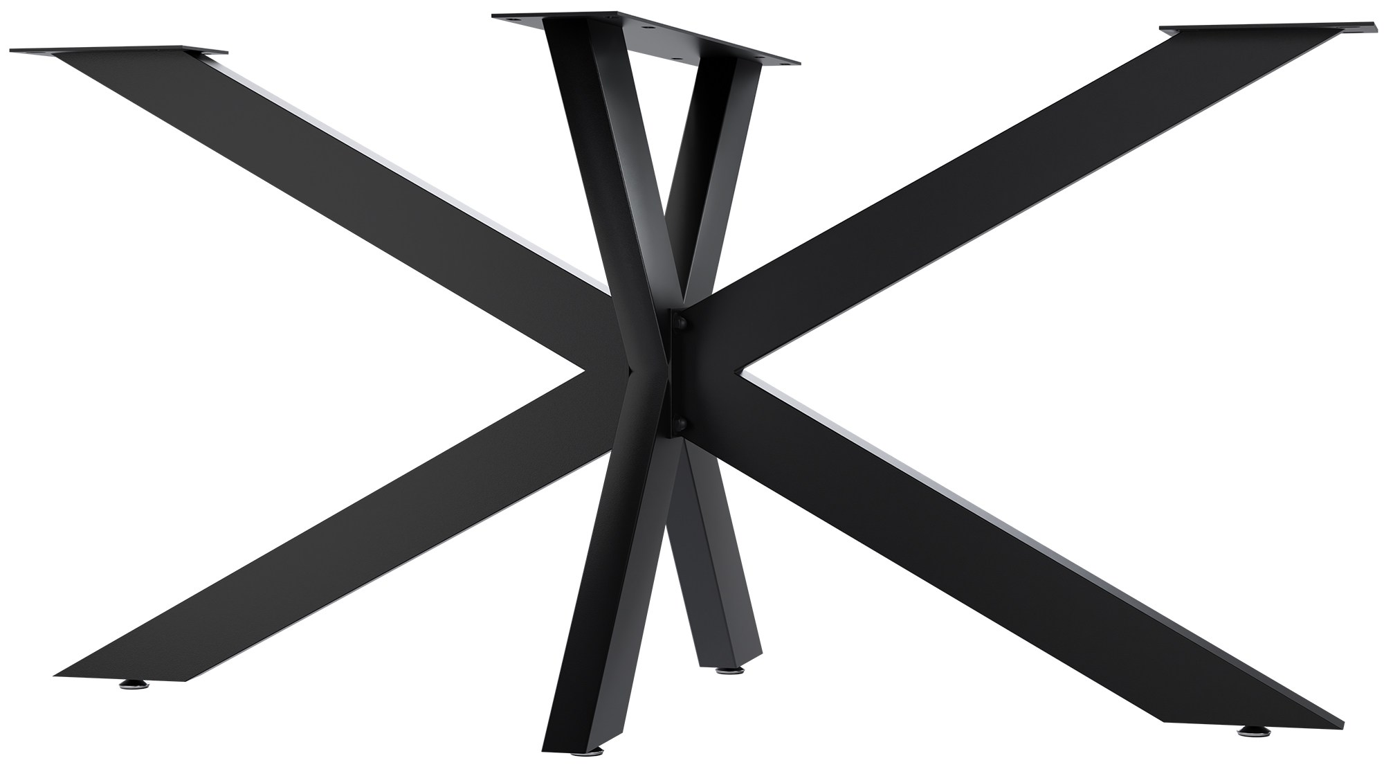 Tischbeine Biloxi schwarz 150x78 cm