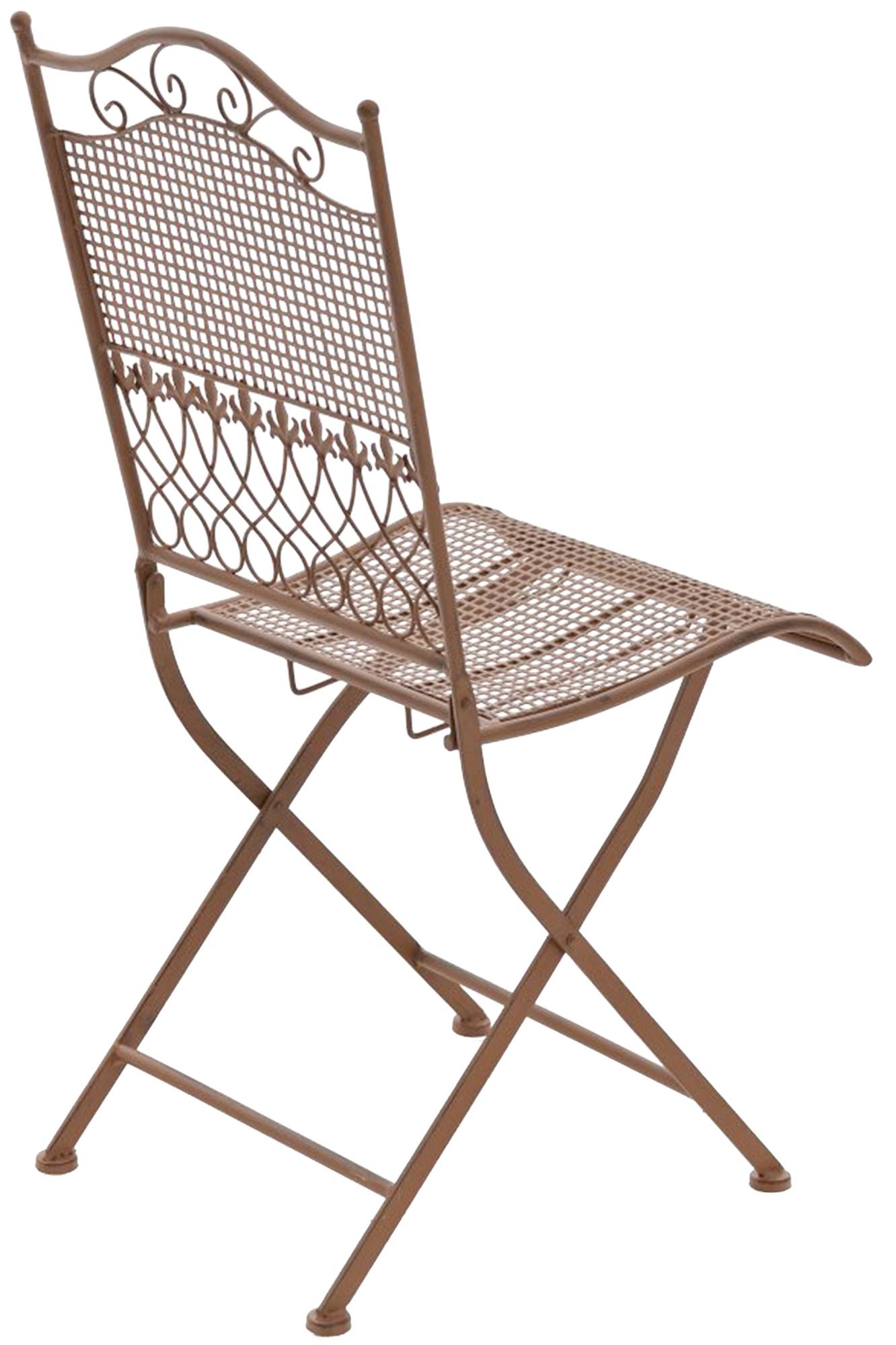 2er Set Gartenstühle Kiran antik braun