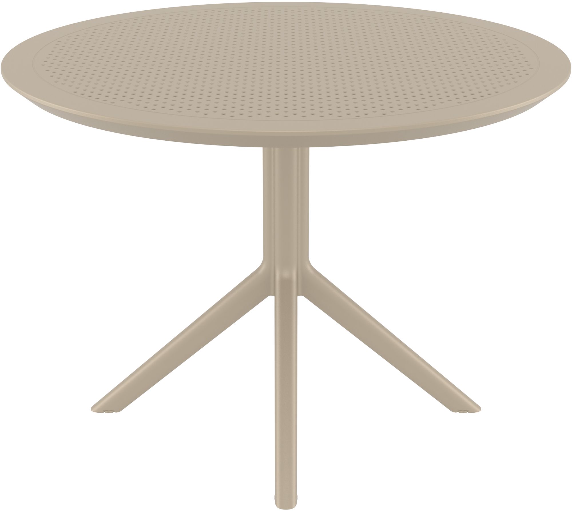 Tisch Sky 105 cm taupe