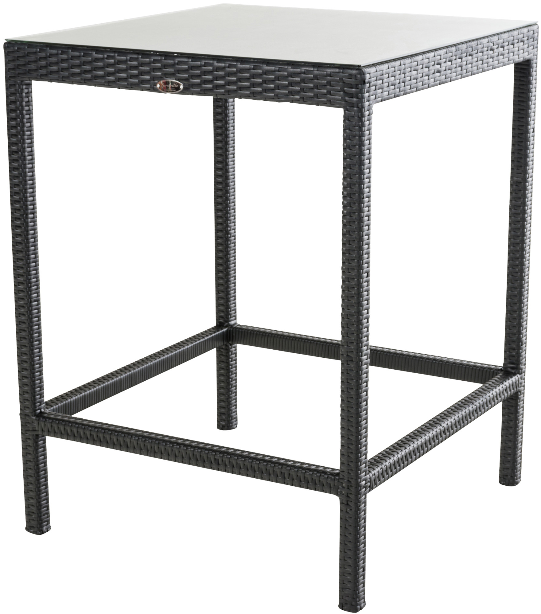 Polyrattan Tisch Alia schwarz