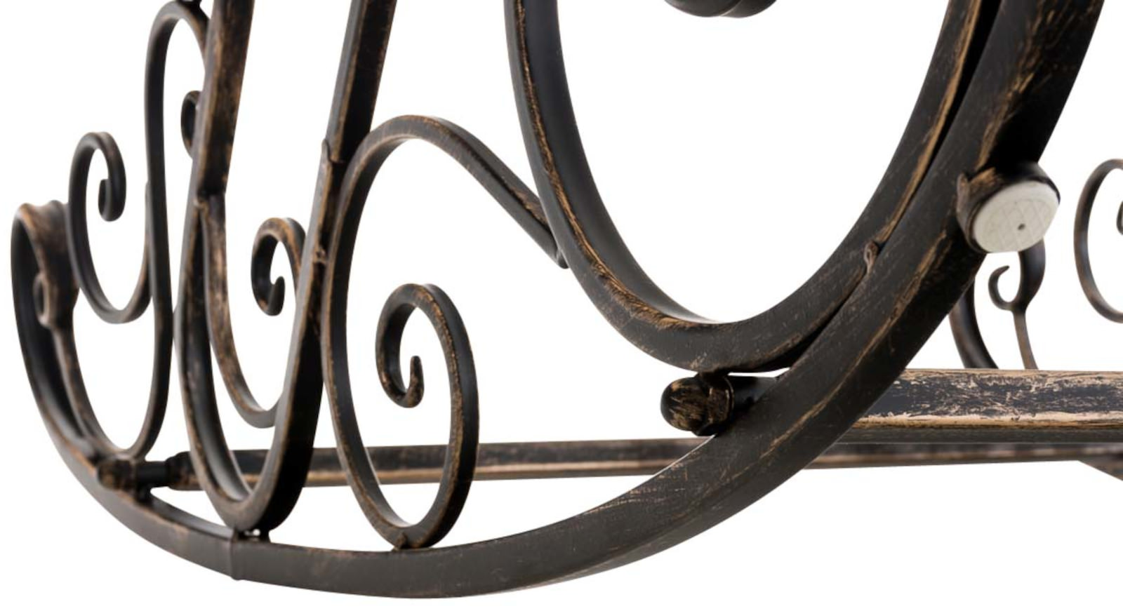 2er Set Schaukelstühle Smilla bronze