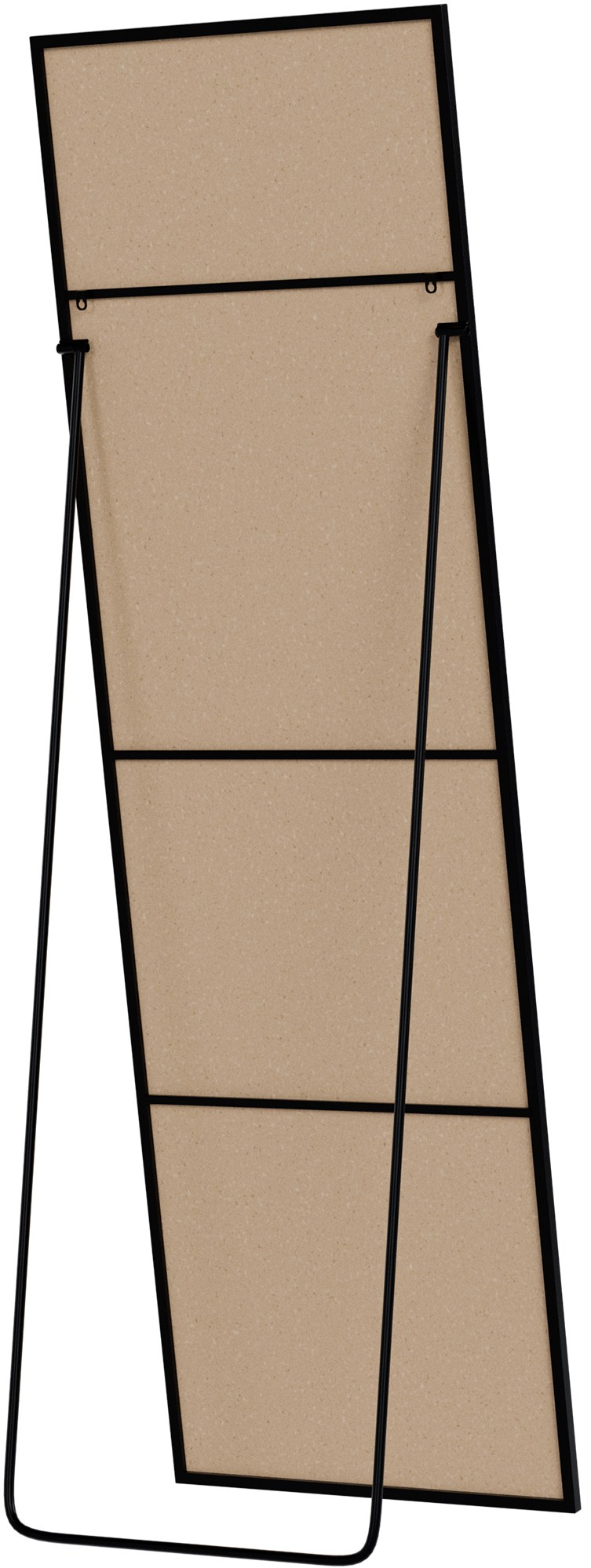 Spiegel Benicia schwarz-matt 160x50 cm
