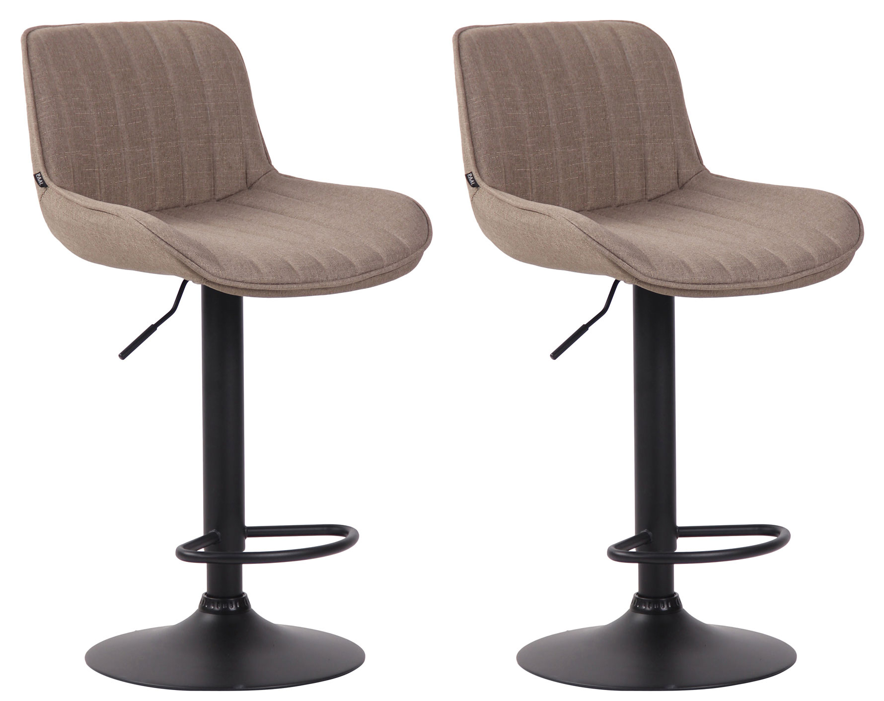 2er Set Barhocker Lentini Stoff