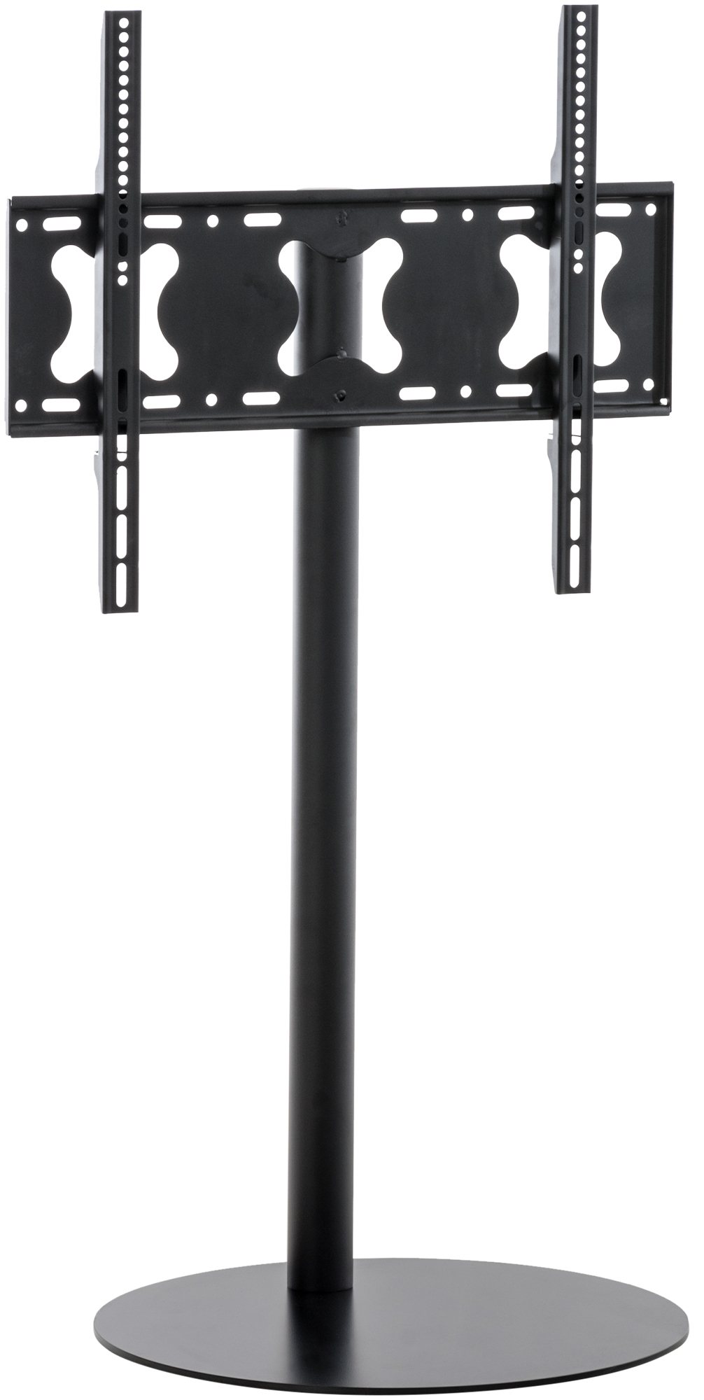 TV Standfuß schwarz-matt rund