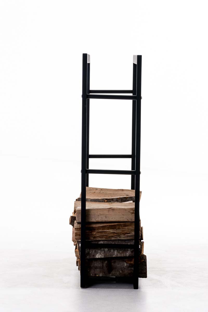 Kaminholzständer Keri V3 schwarz 25x60x100 cm