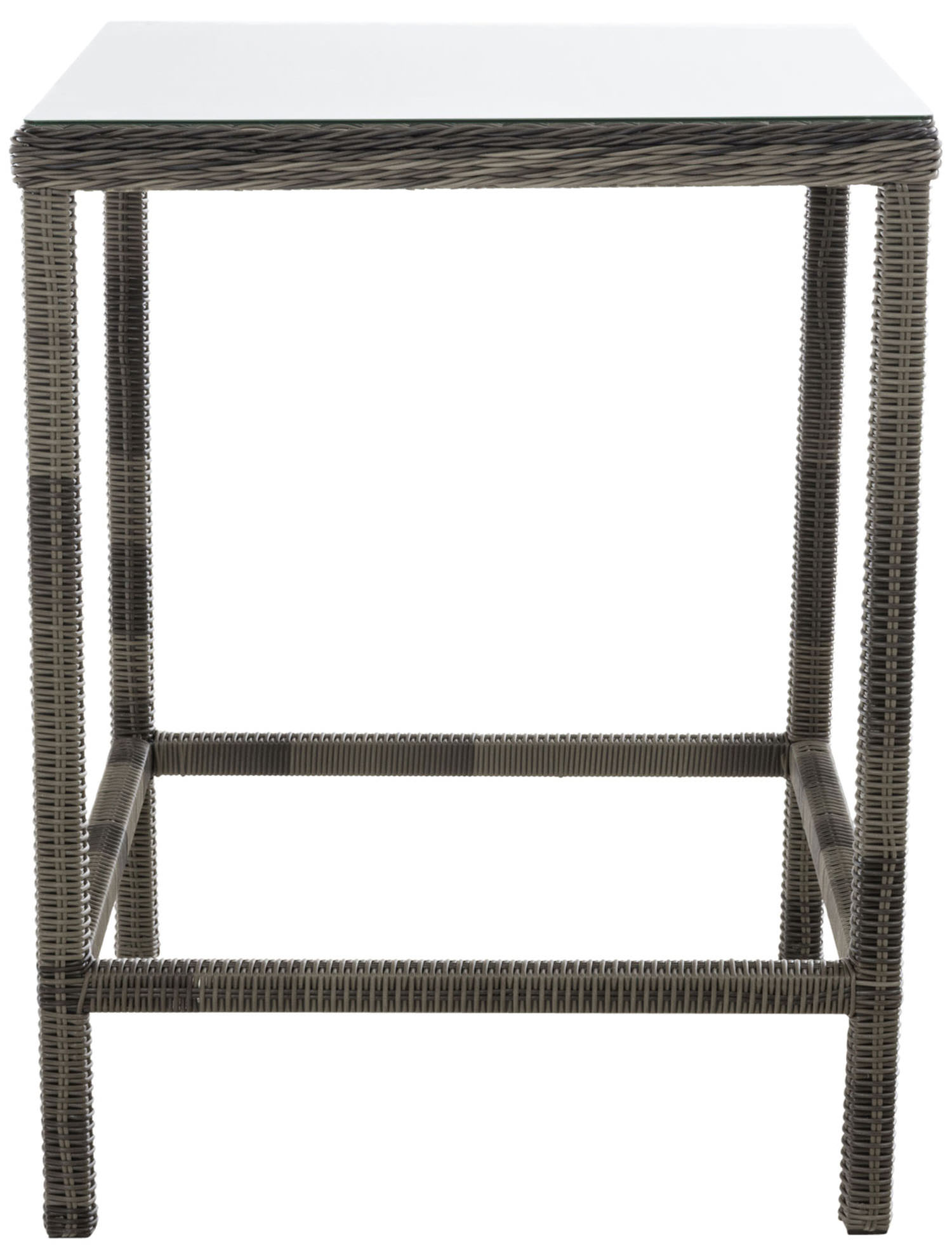 Polyrattan Tisch Alia 5mm grau-meliert