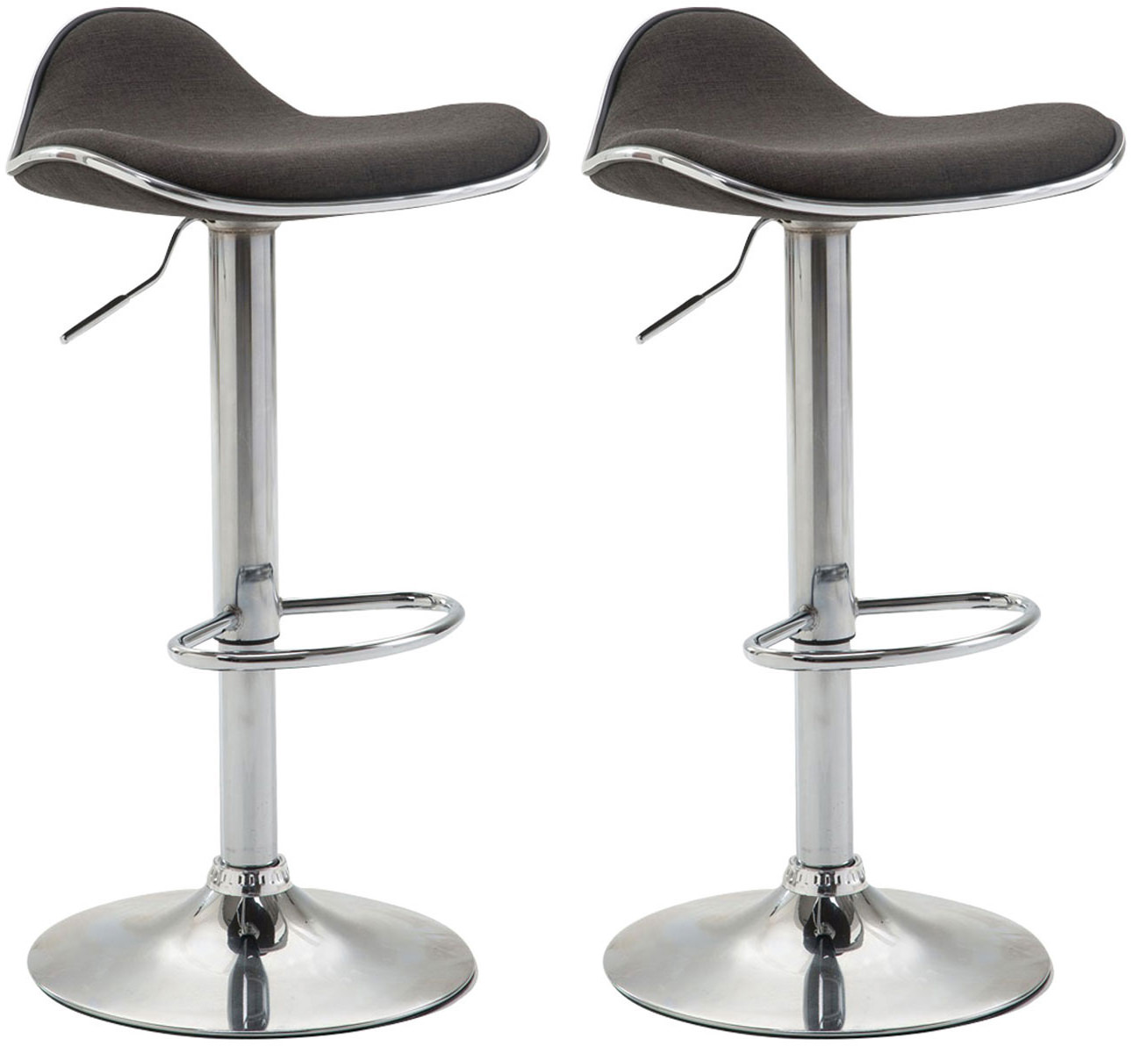 2er Set Barhocker Shanghai Stoff