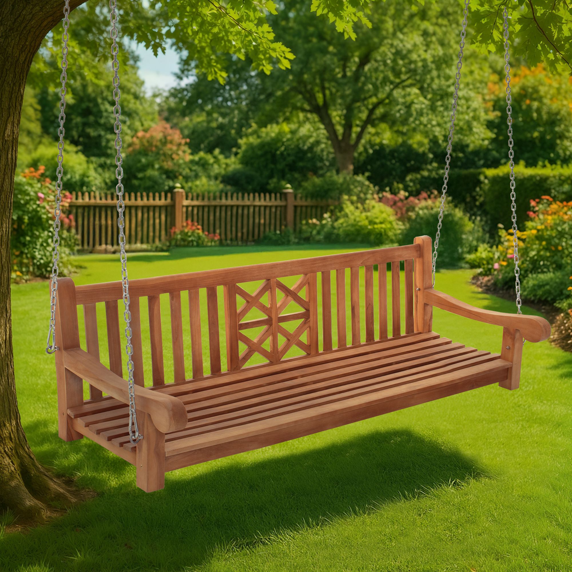 Schaukelbank Farm teak 200 cm