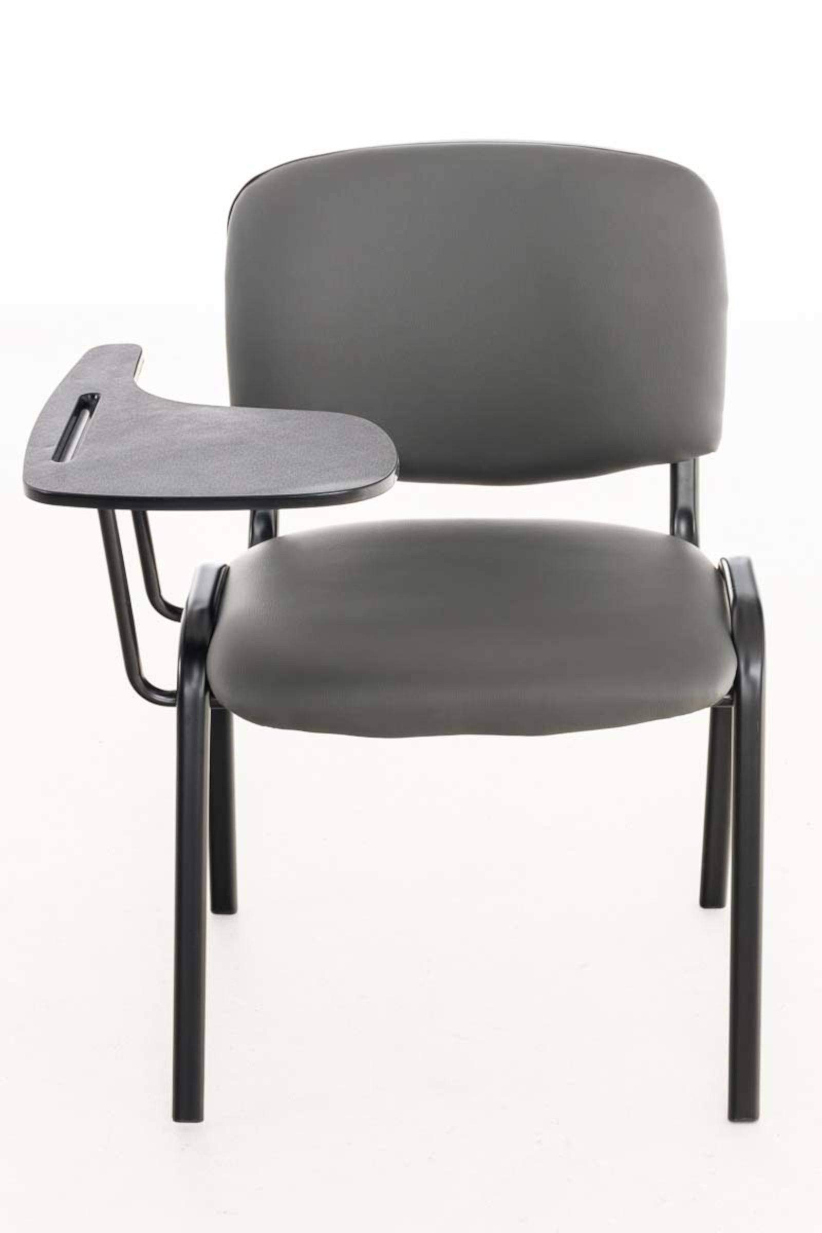 4er Set Stühle Ken mit Klapptisch Kunstleder grau