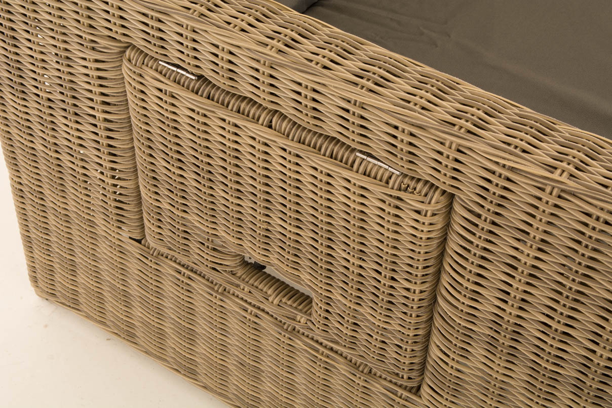 Polyrattan Sofa Ancona 5mm natura anthrazit