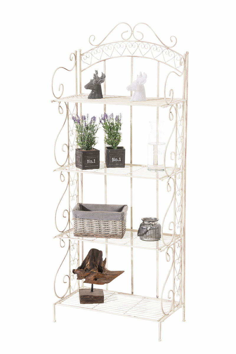Standregal Antje aus Eisen antik-creme