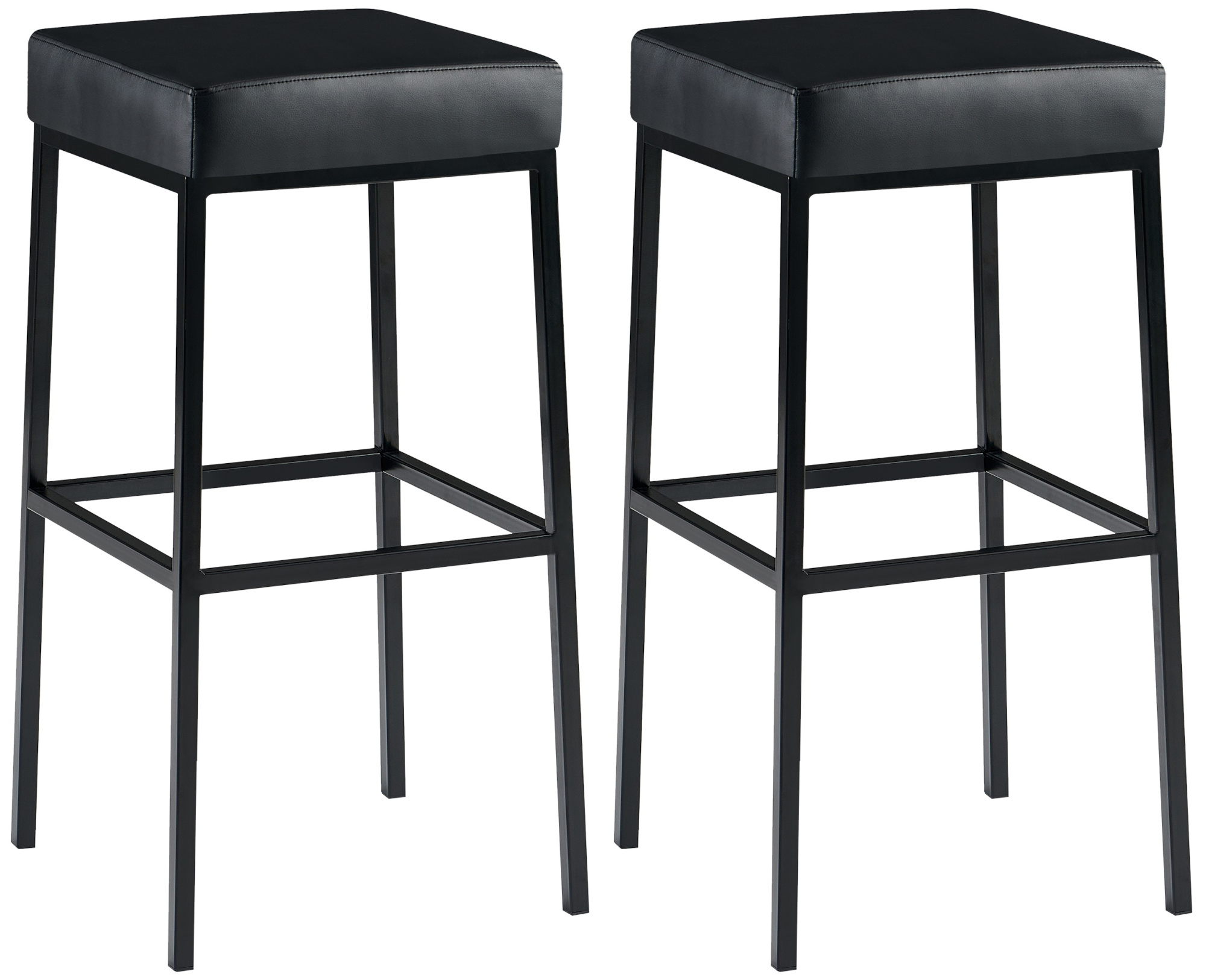 2er Set Barhocker Montreal Kunstlederbezug