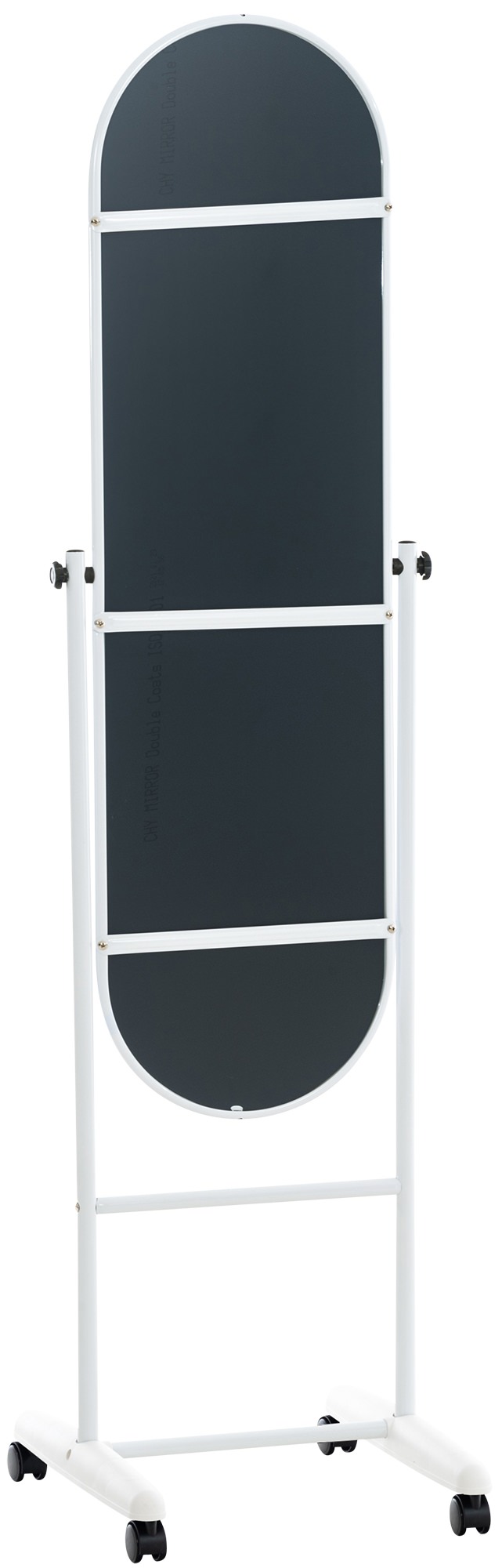 Standspiegel Nane Oval weiß