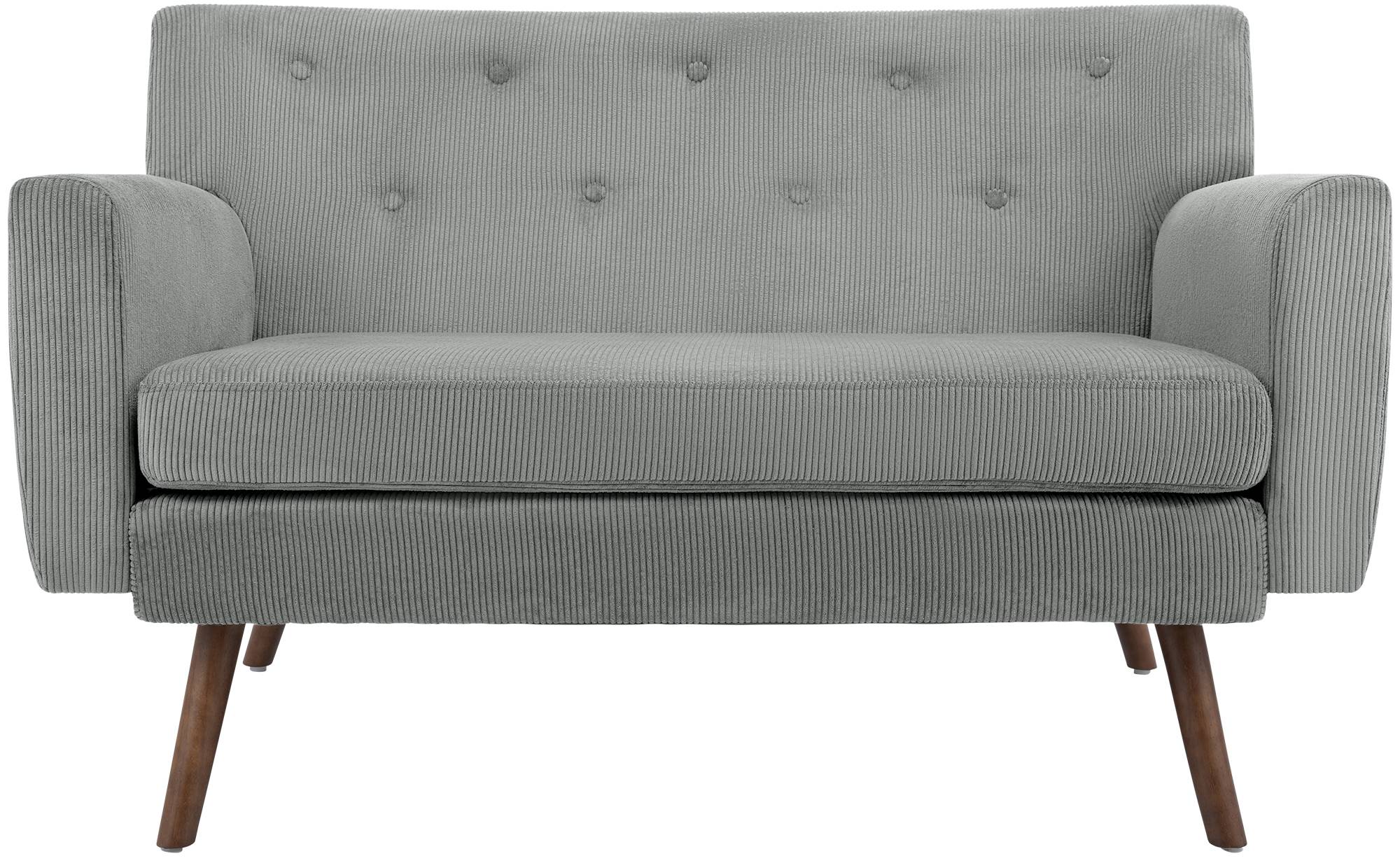Sofa Kioni Cord grau