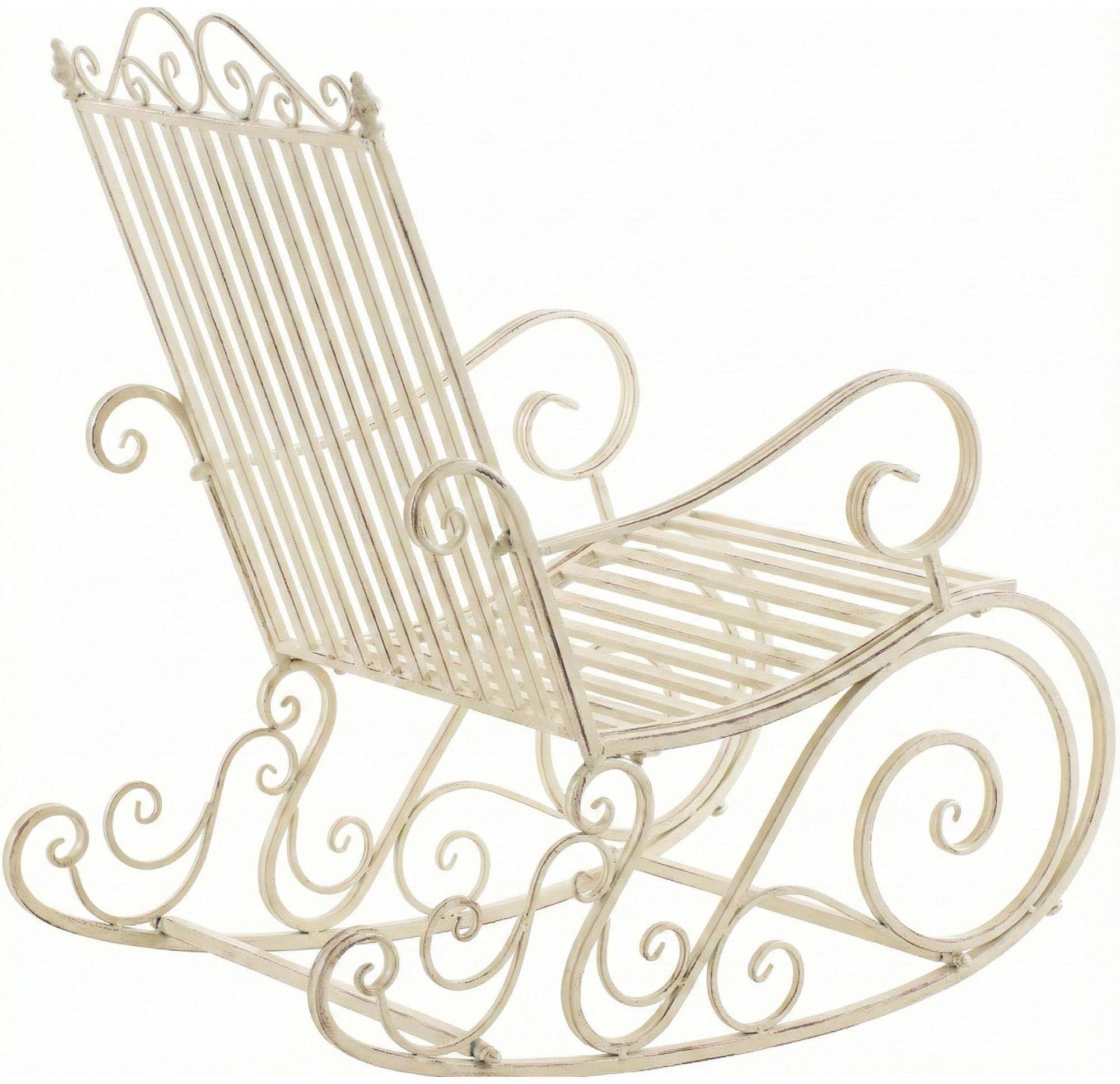 Schaukelstuhl Smilla antik-creme