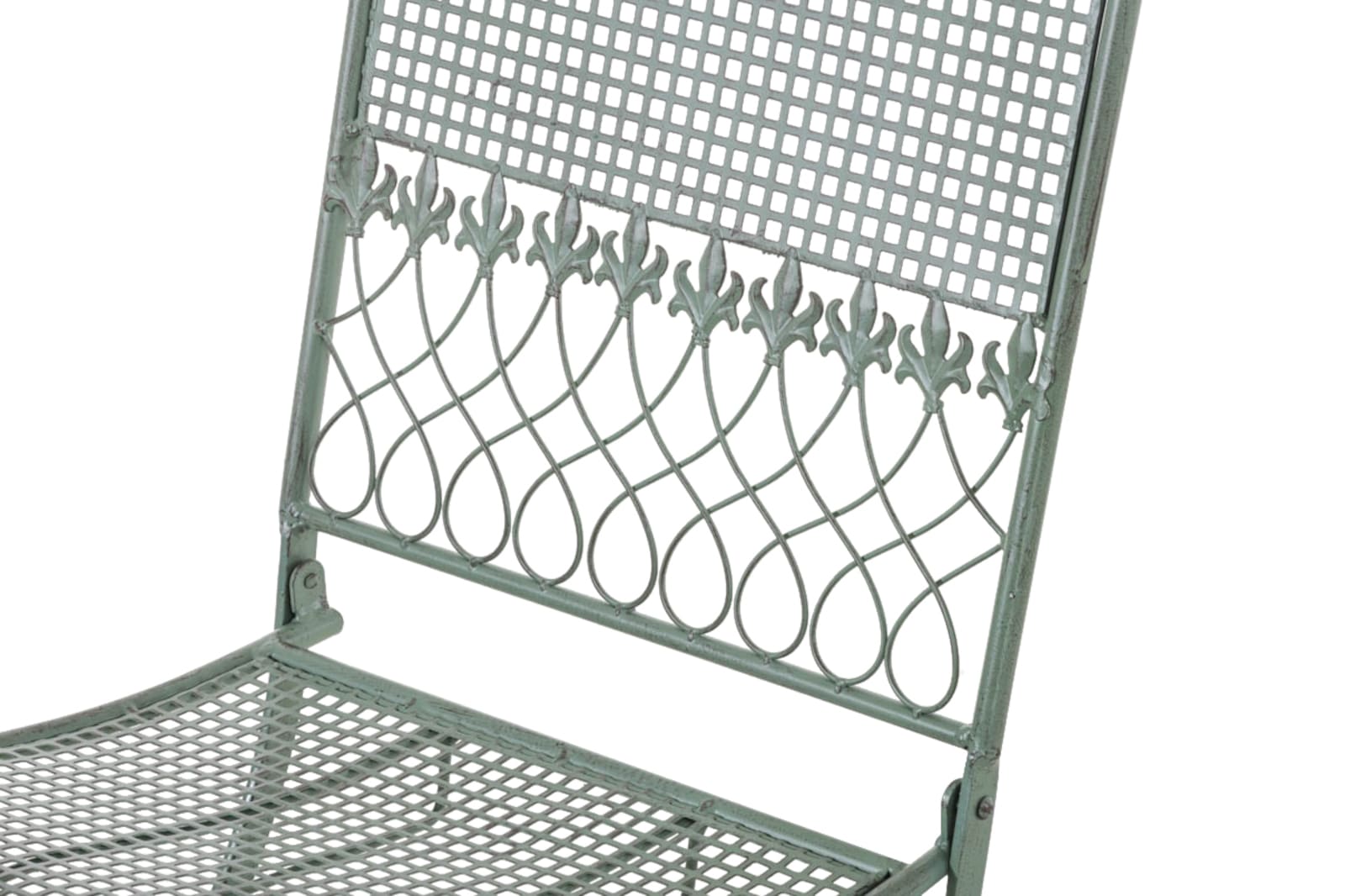 2er Set Gartenstühle Kiran antik-grün