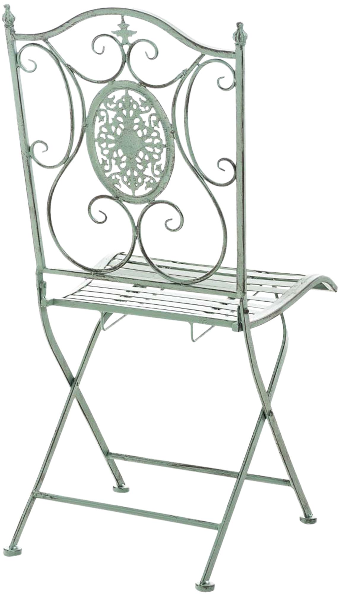 2er Set Klappstühle Sibell antik-grün