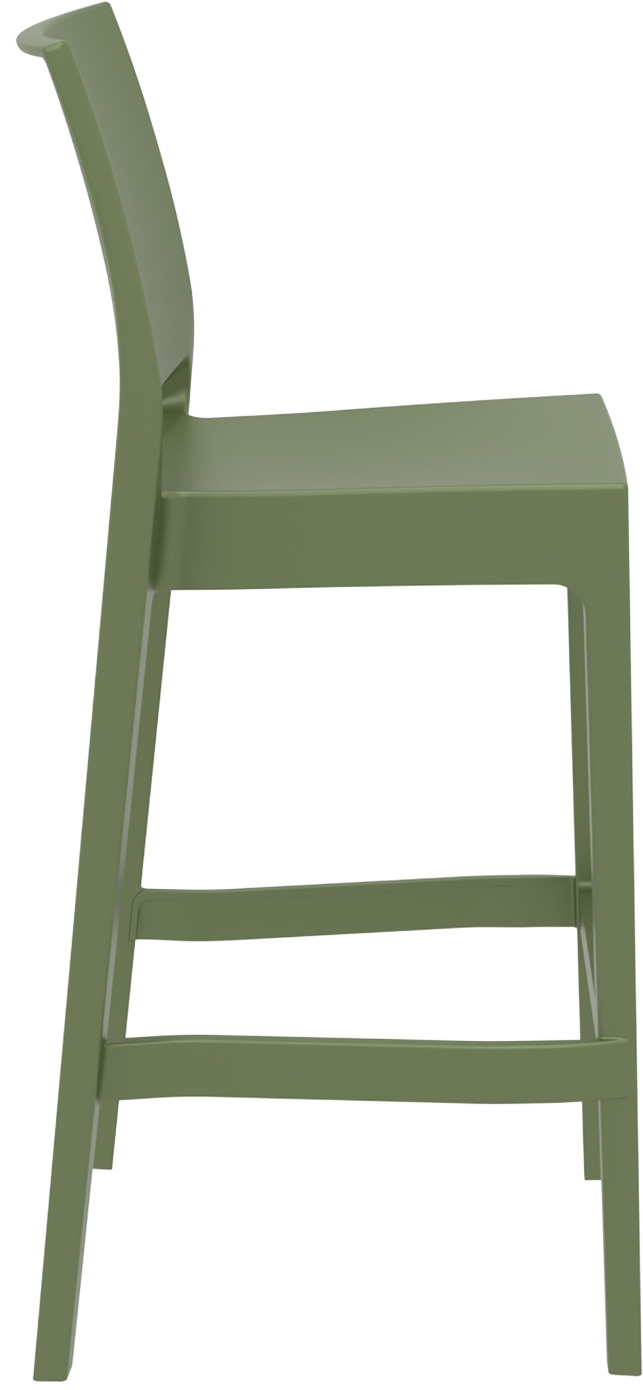4er Set Barhocker Maya Kunststoff